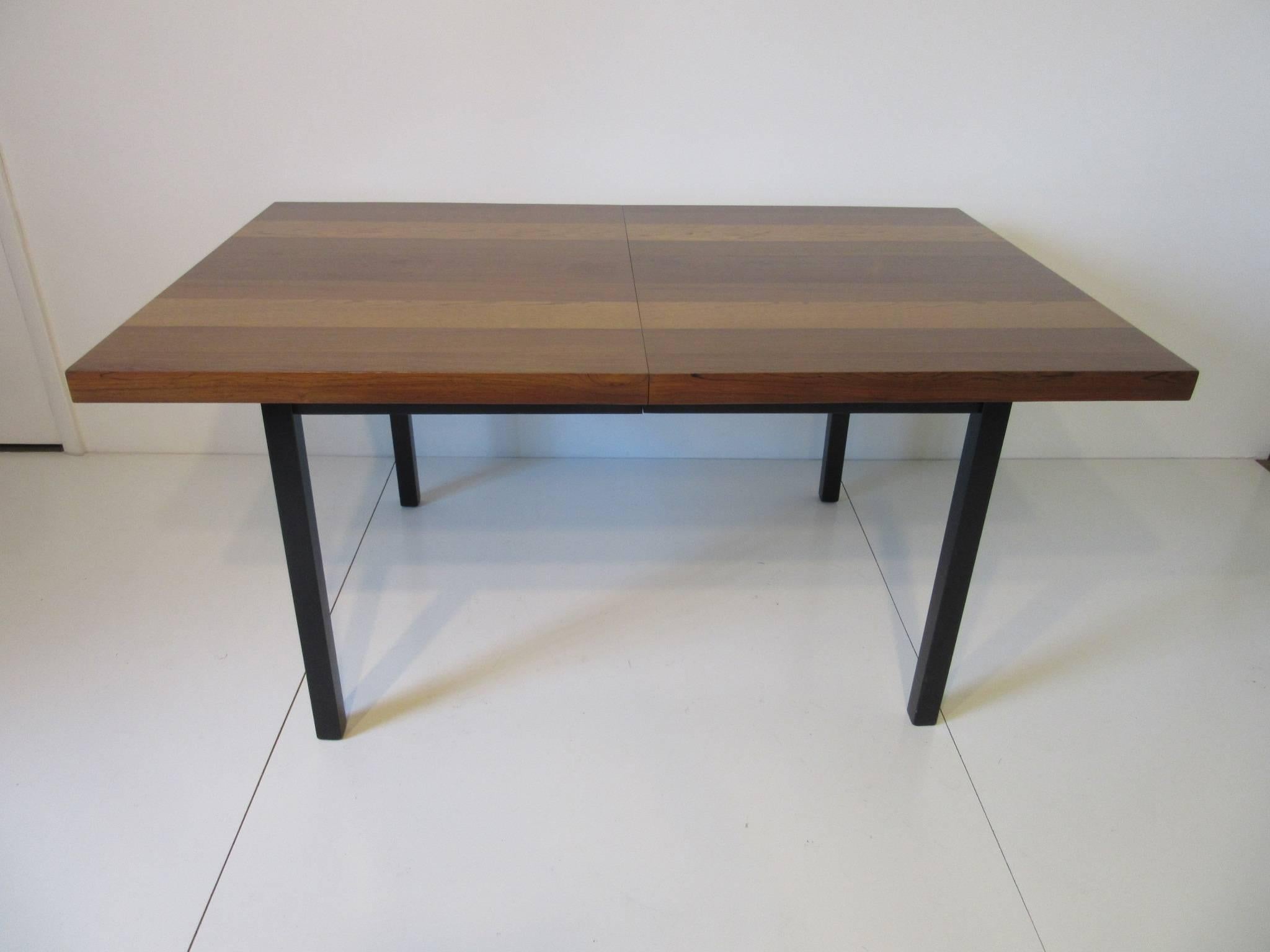 Milo Baughman Plank Dining Table for Directional 1