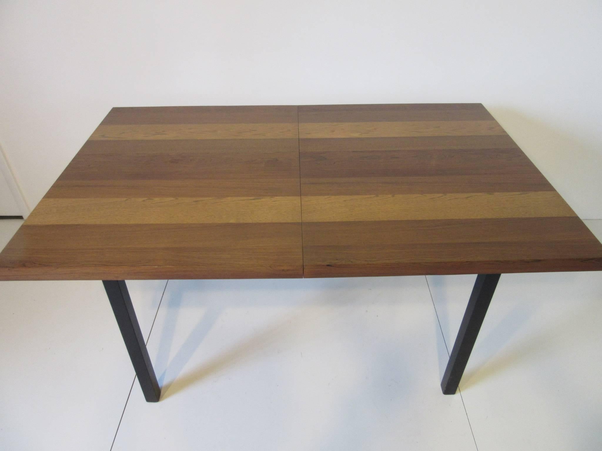 Milo Baughman Plank Dining Table for Directional 2
