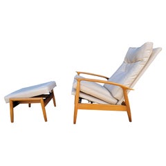 Milo Baughman Recliner & Footstool