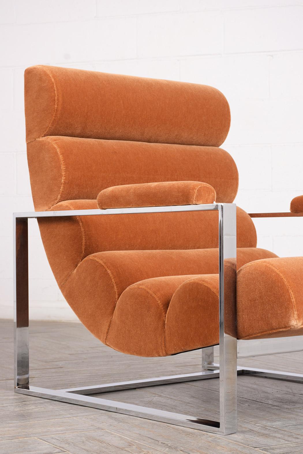 Milo Baughman Recliner Lounge Stuhl (Handgefertigt)