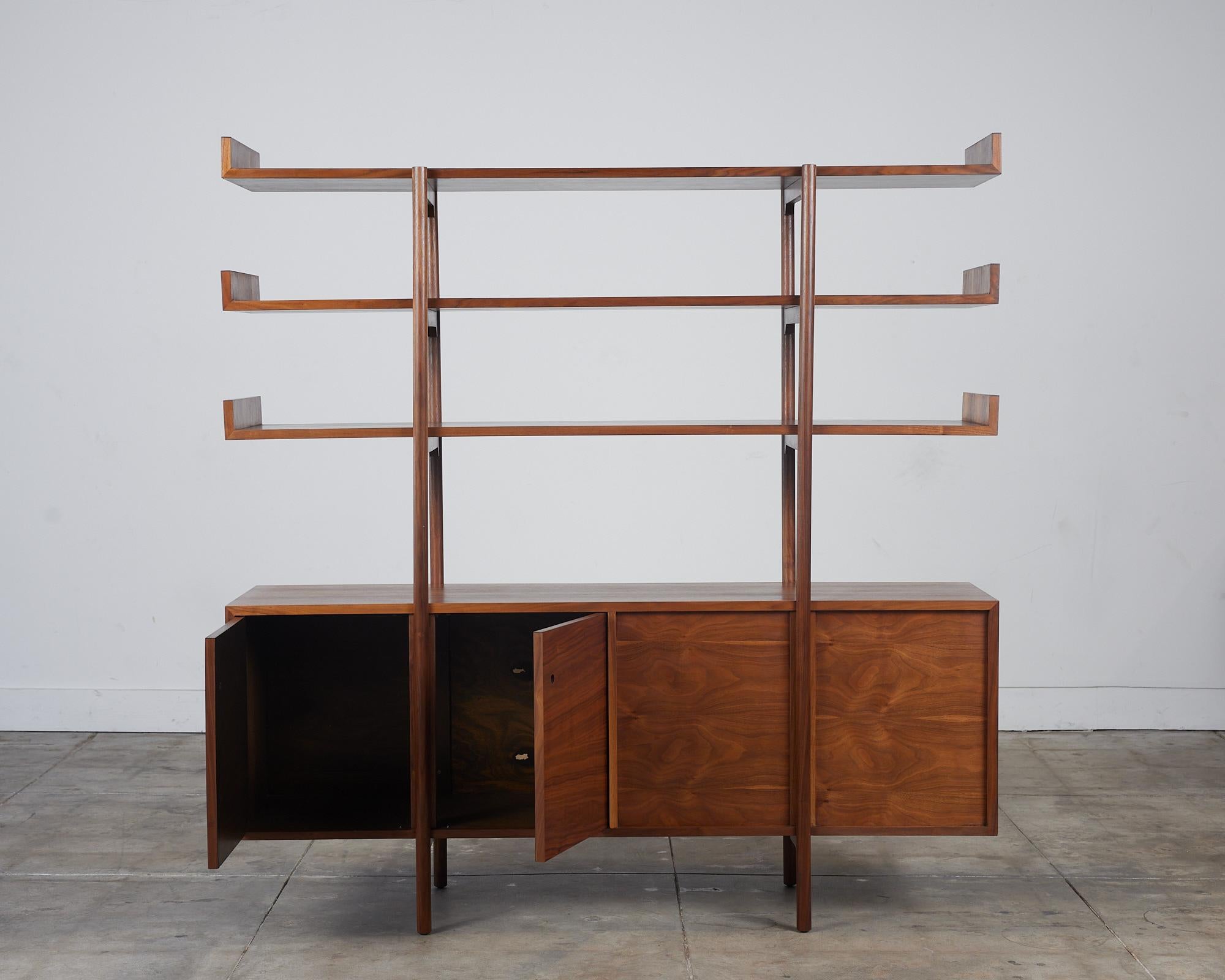 American Milo Baughman Room Divider and Storage Unit for Glenn of California