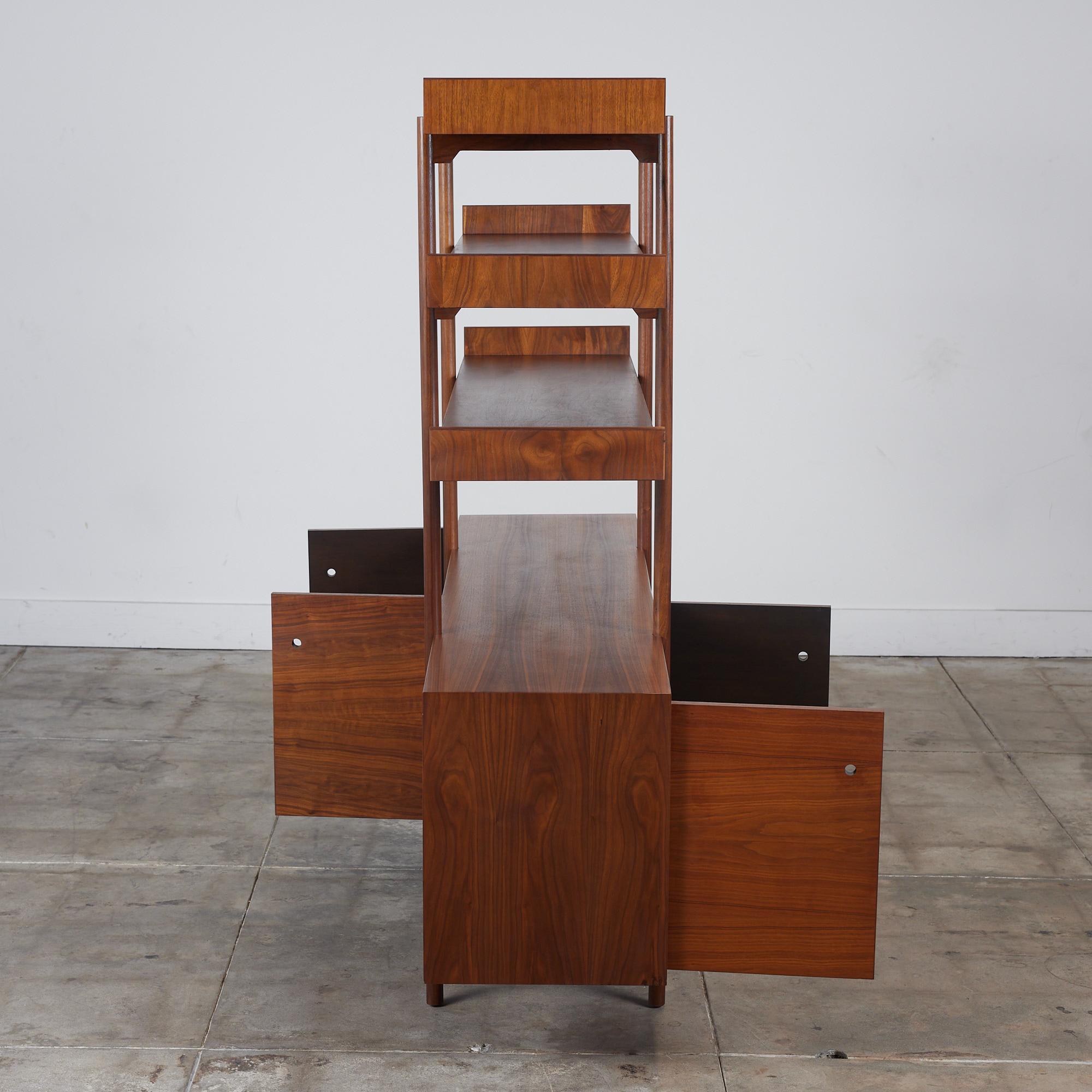 Mid-20th Century Milo Baughman Room Divider and Storage Unit for Glenn of California