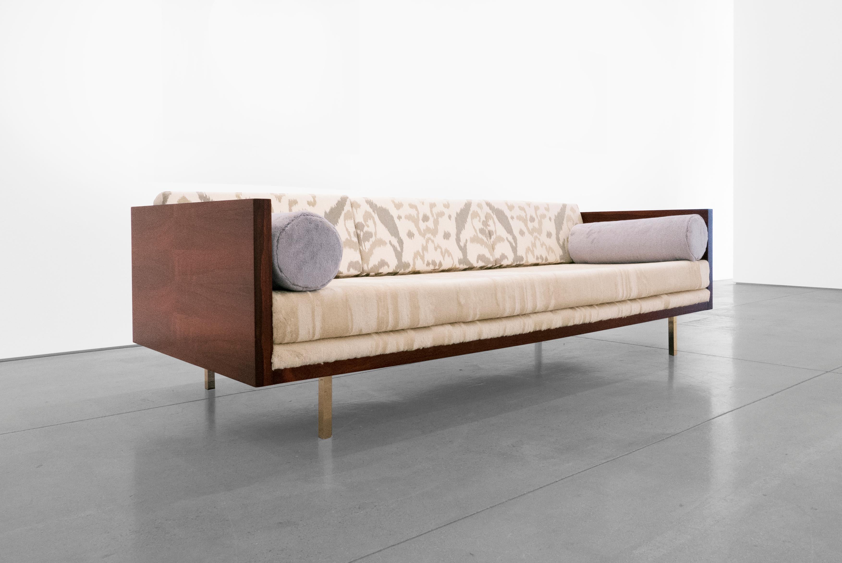 Mid-Century Modern Milo Baughman, Rosewood Case Sofa, circa 1950 - 1959