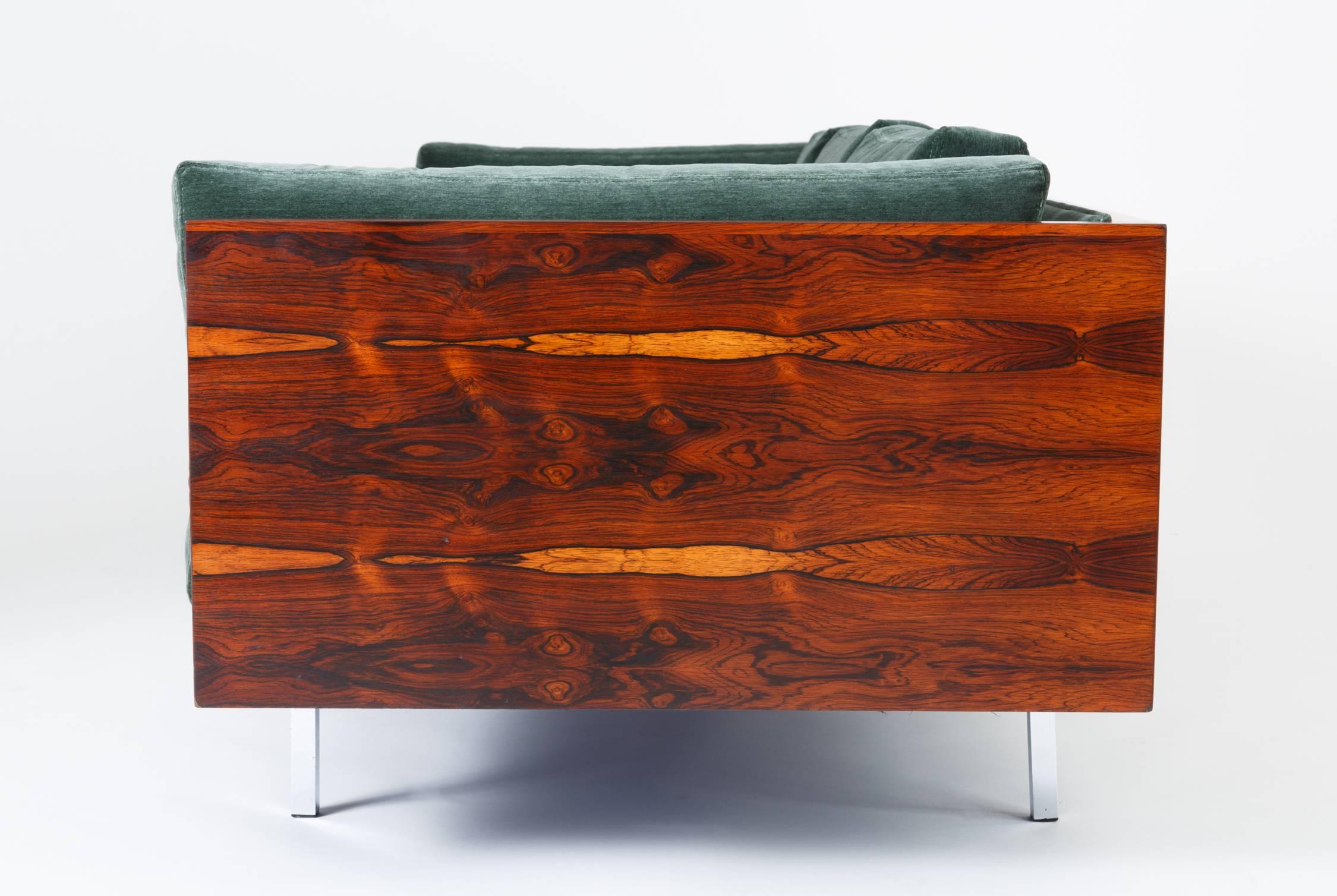 Milo Baughman Rosewood Case Sofa for Thayer Coggin 3