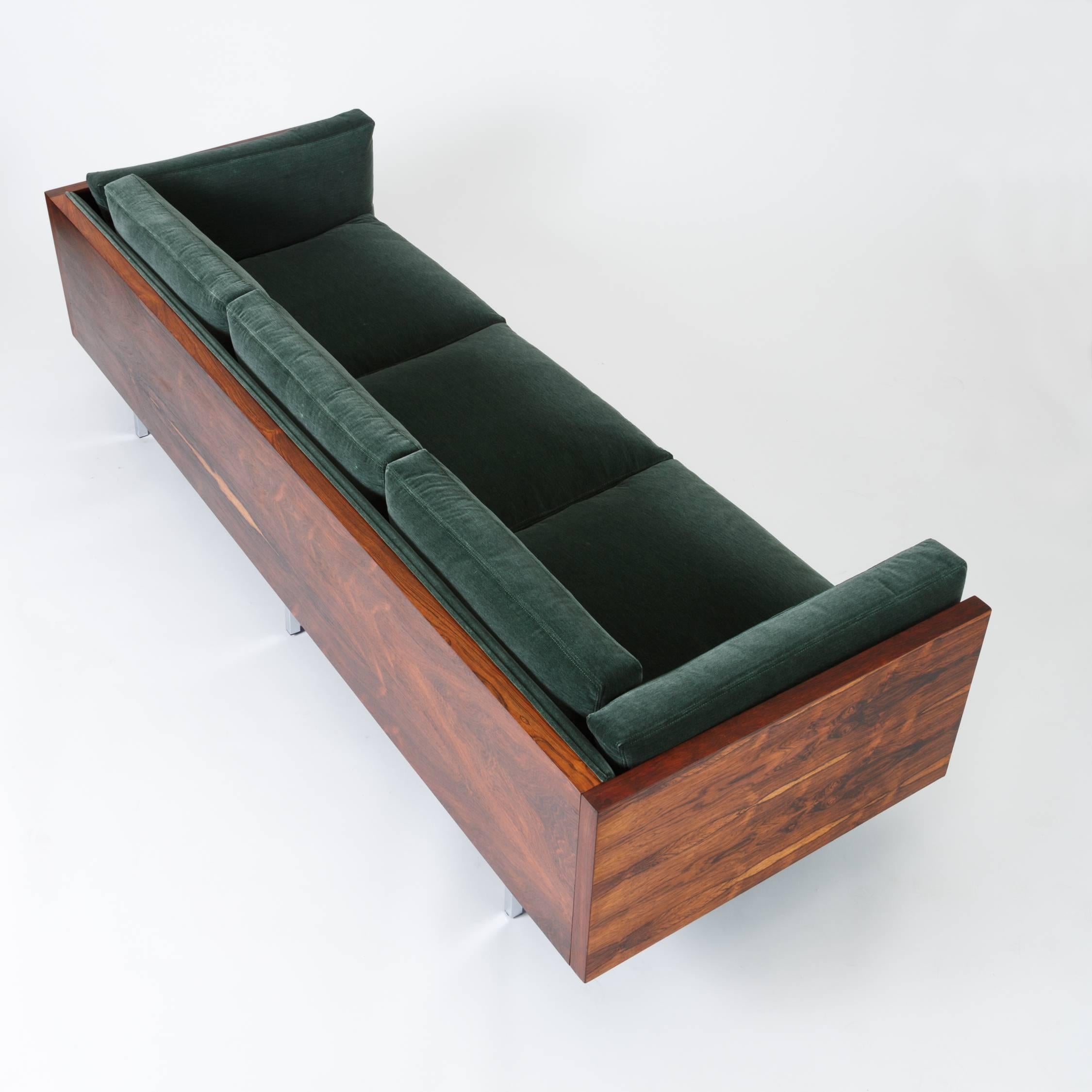 Milo Baughman Rosewood Case Sofa for Thayer Coggin 2