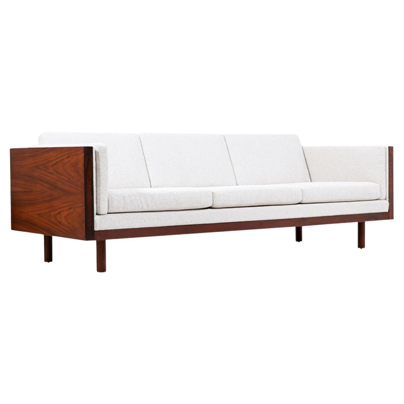  Expertly Restored - Milo Baughman Rosewood Case Sofa for Thayer Coggin