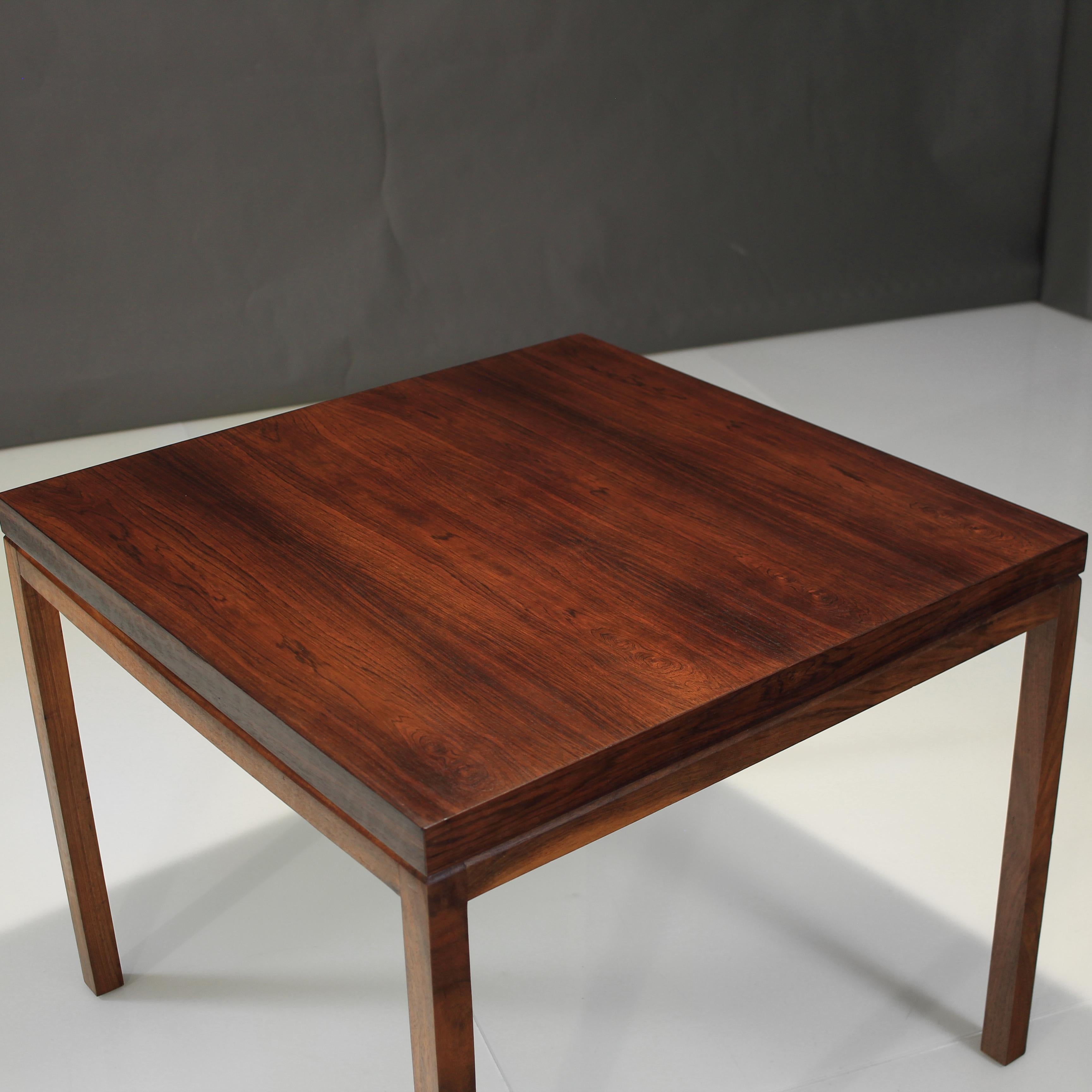 Oiled Milo Baughman Rosewood Dining Kitchen Table