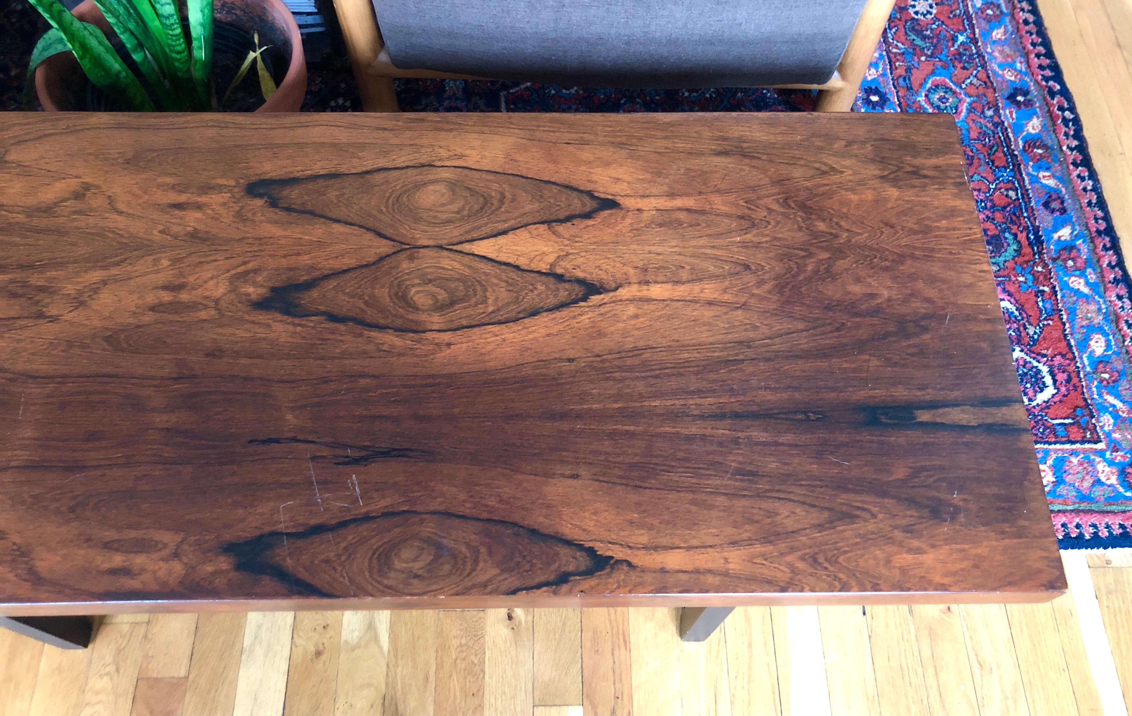 Mid-20th Century Milo Baughman Rosewood Long Bench or Table For Sale