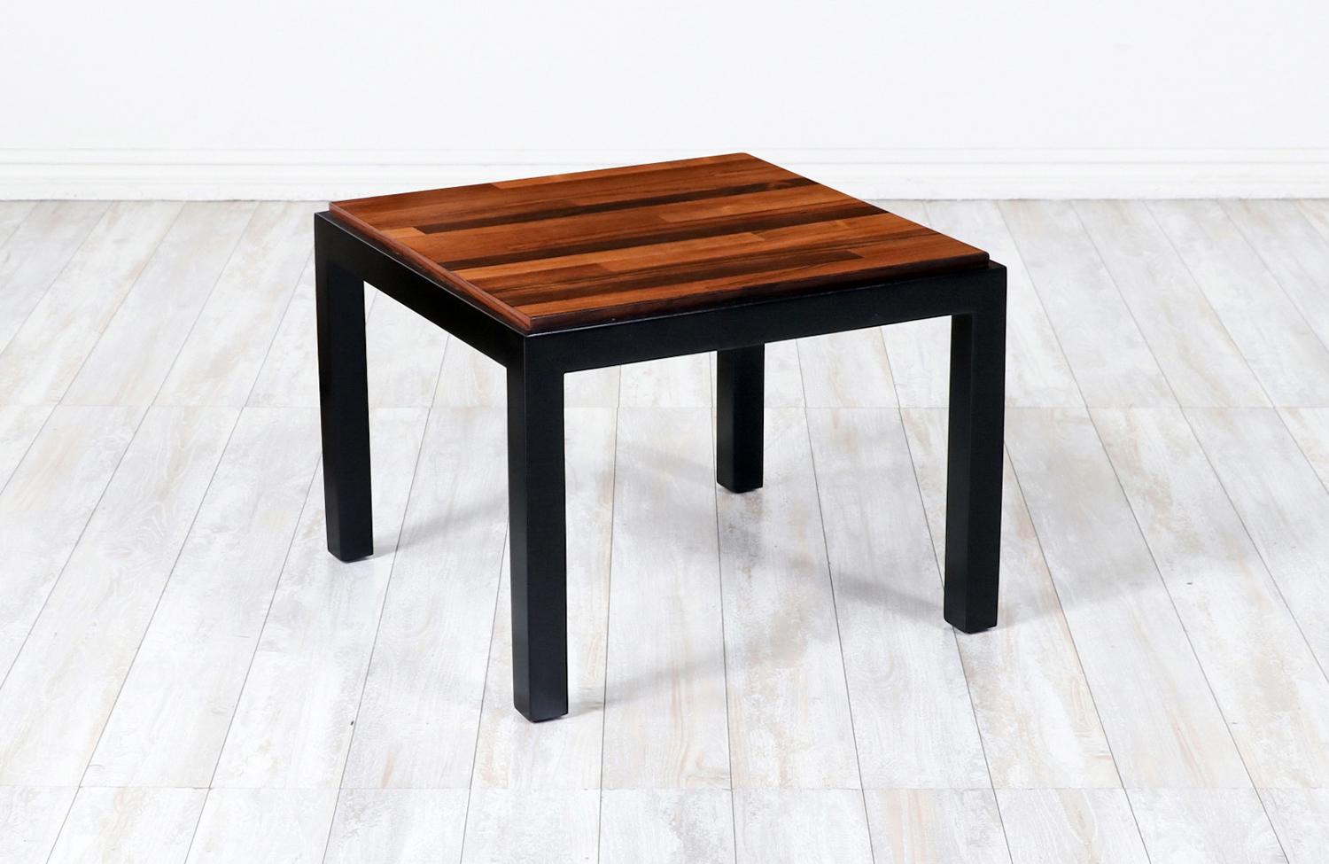 Mid-Century Modern Expertly Restored - Milo Baughman Rosewood Side Table for Directional