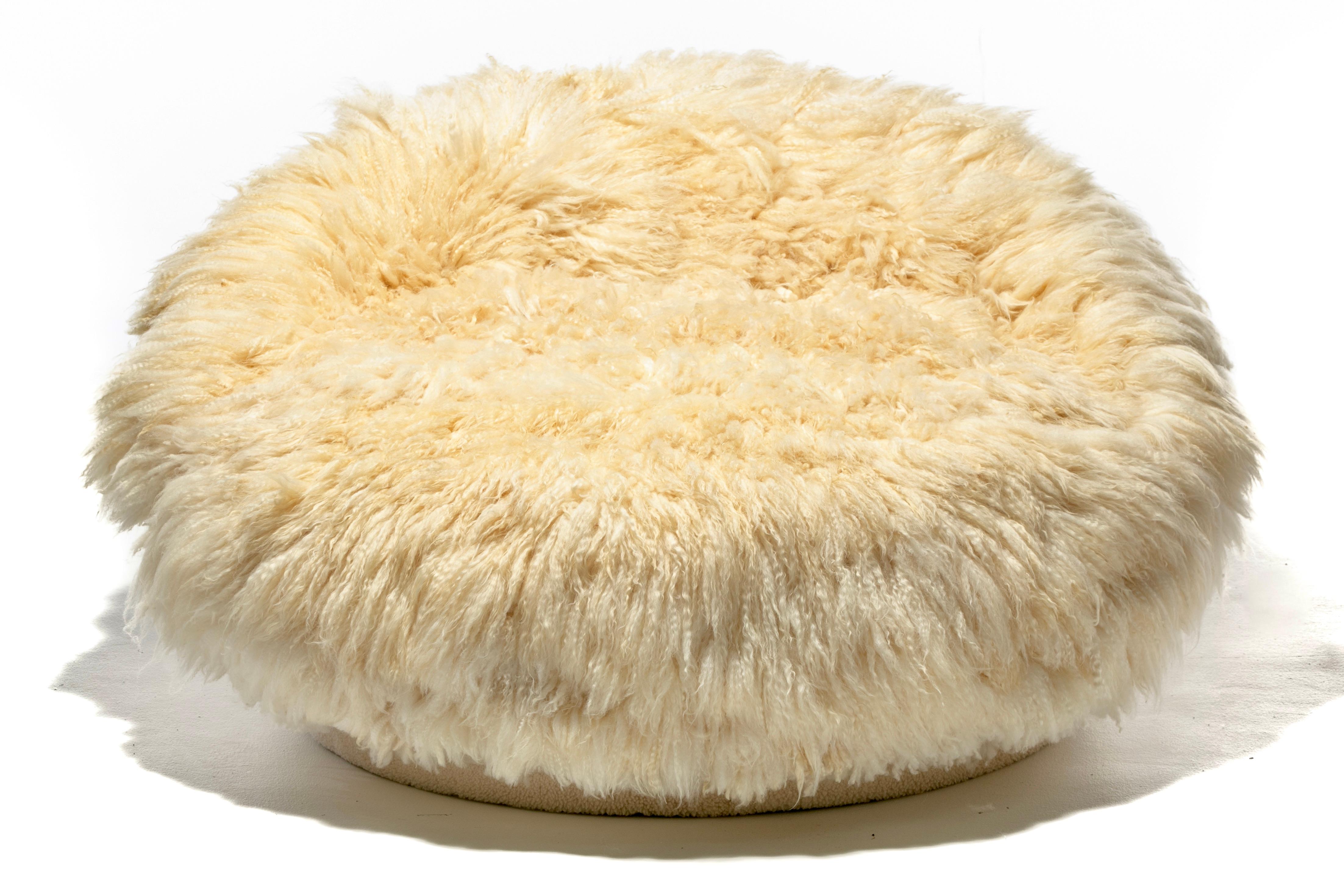 big fluffy lounge chair