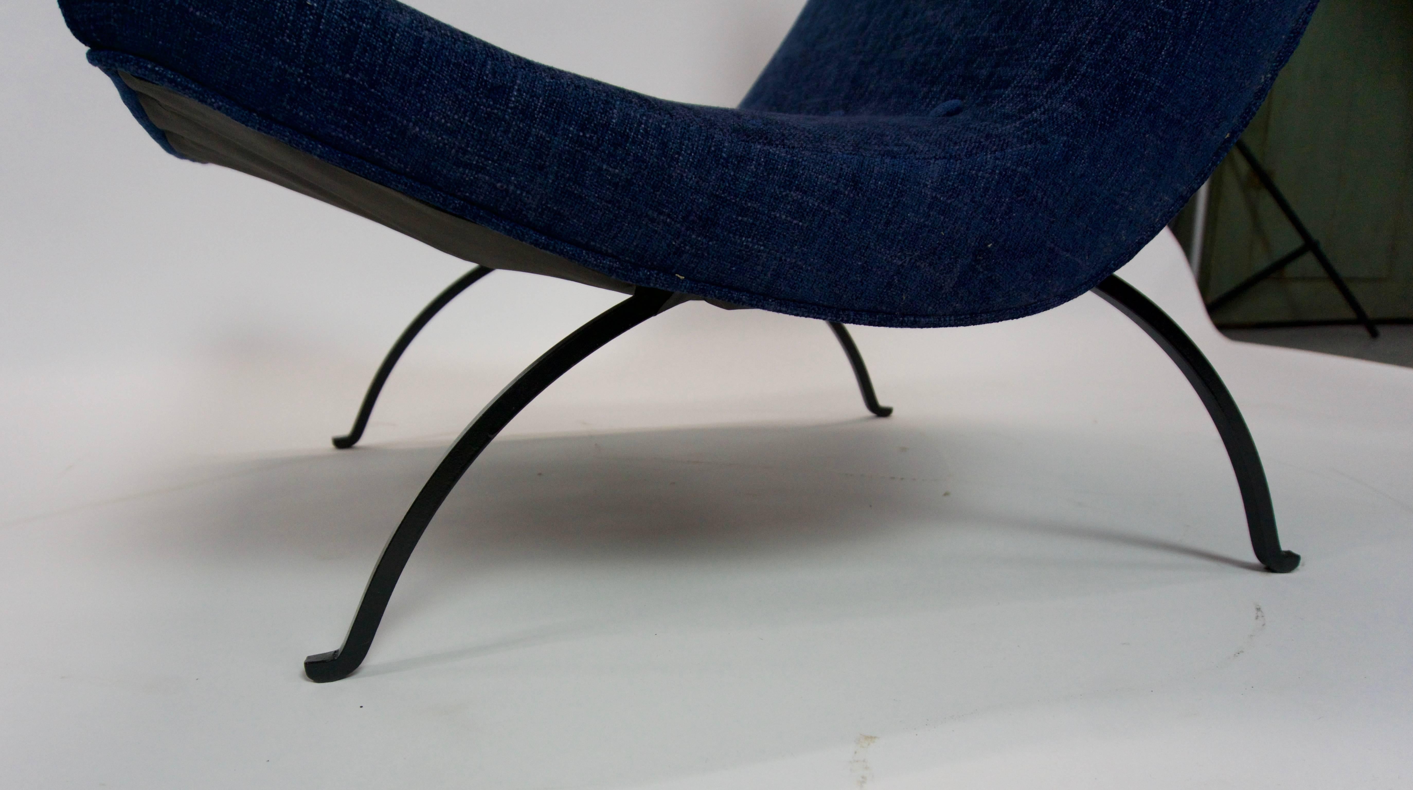 Mid-20th Century Milo Baughman Scoop Chair For Sale