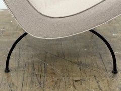 Milo Baughman Scoop Chair - Iron Base - Thayer Coggin circa 1960s