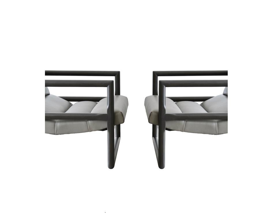 Mid-20th Century Milo Baughman 'Scoop' Chairs for Thayer Coggin circa 1955 For Sale