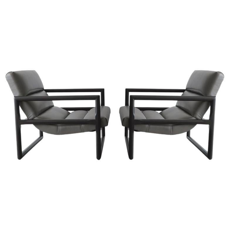 Milo Baughman 'Scoop' Chairs for Thayer Coggin circa 1955