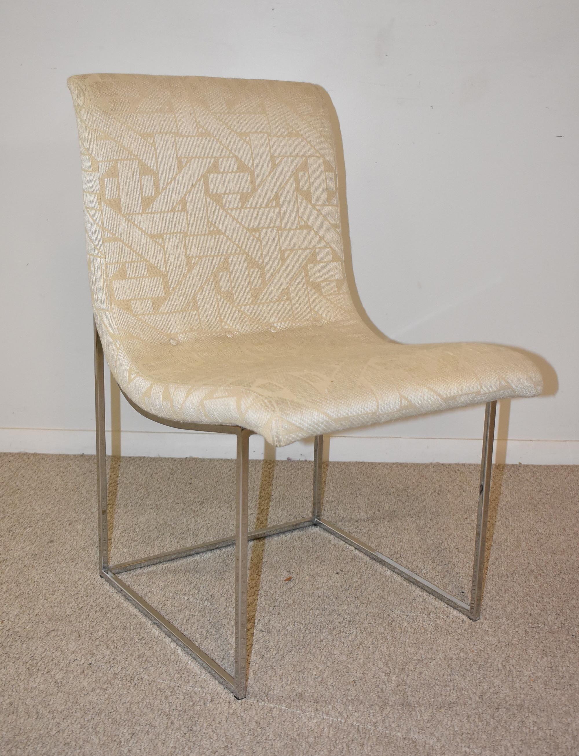 Mid-Century Modern Milo Baughman Scoop Dining Chairs for Thayer Coggin, Set of 6