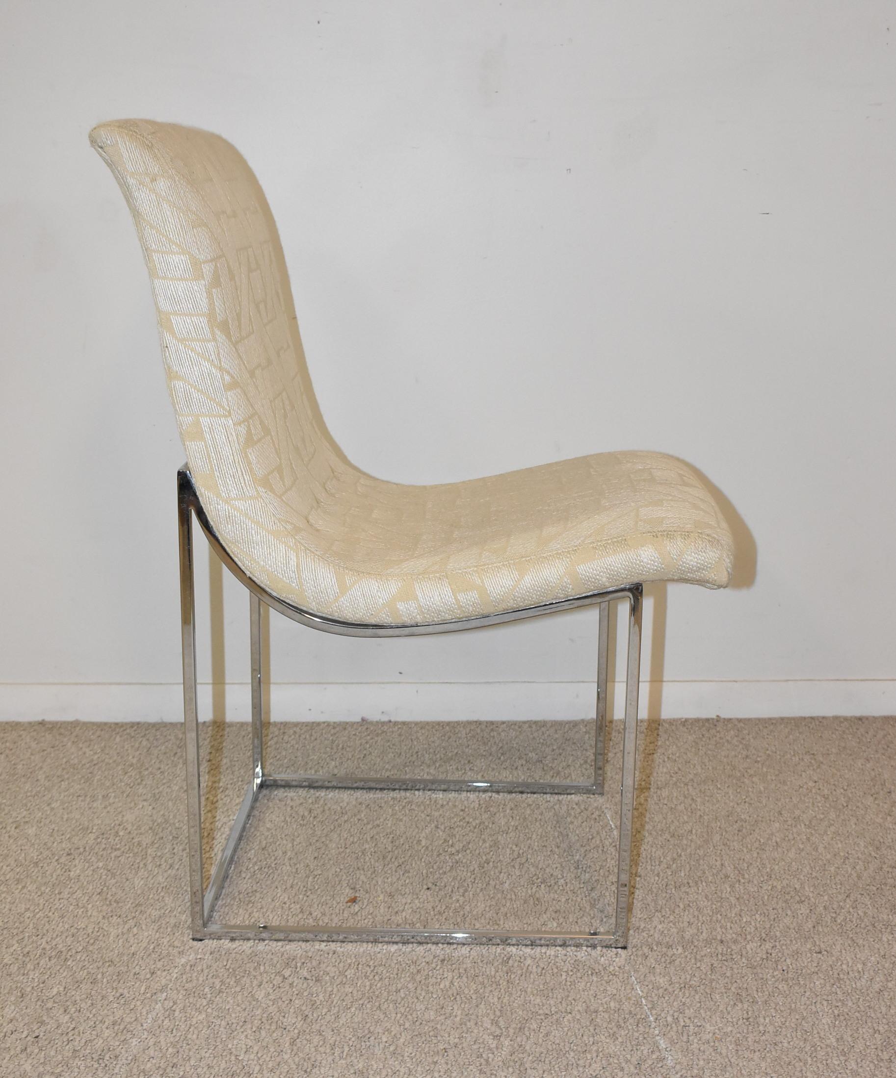 American Milo Baughman Scoop Dining Chairs for Thayer Coggin, Set of 6