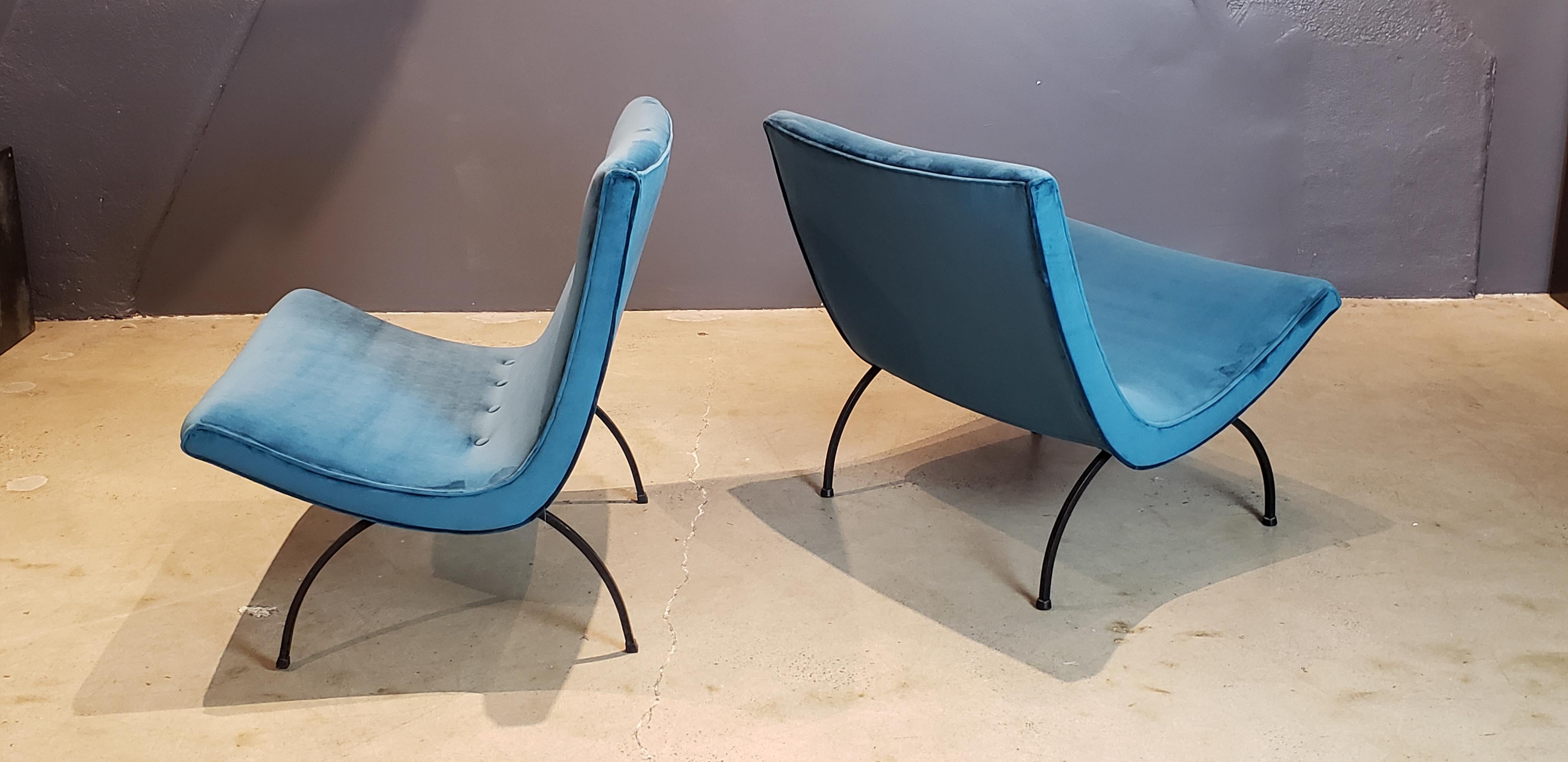 mid century scoop chair