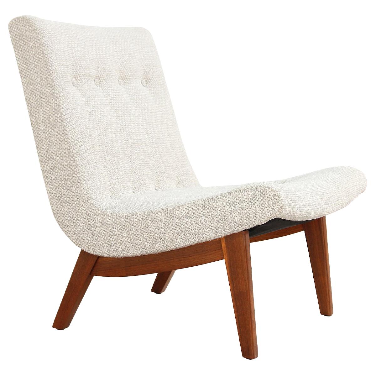 Milo Baughman "Scoop" Slipper Chair for James Inc.