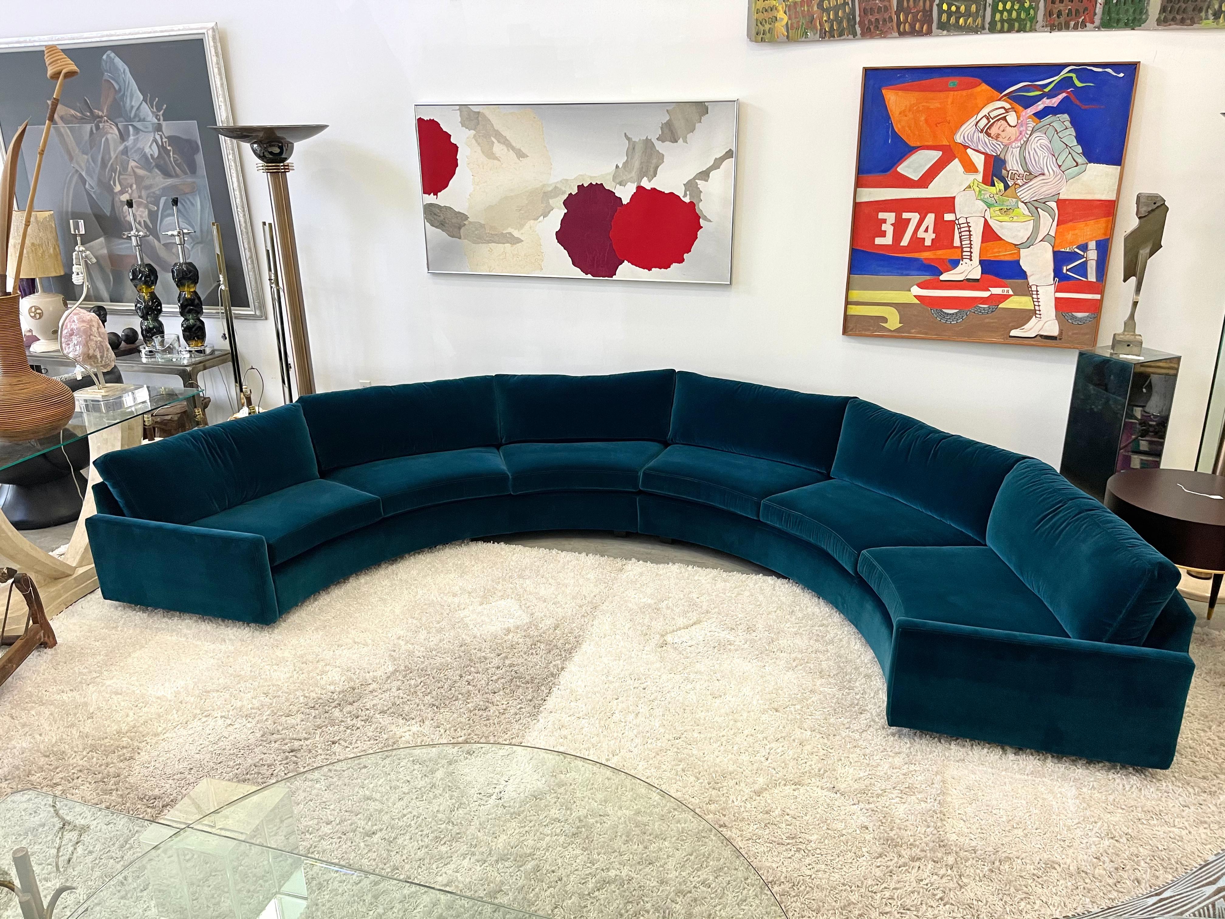 Mid-Century Modern Milo Baughman Sectional Sofa