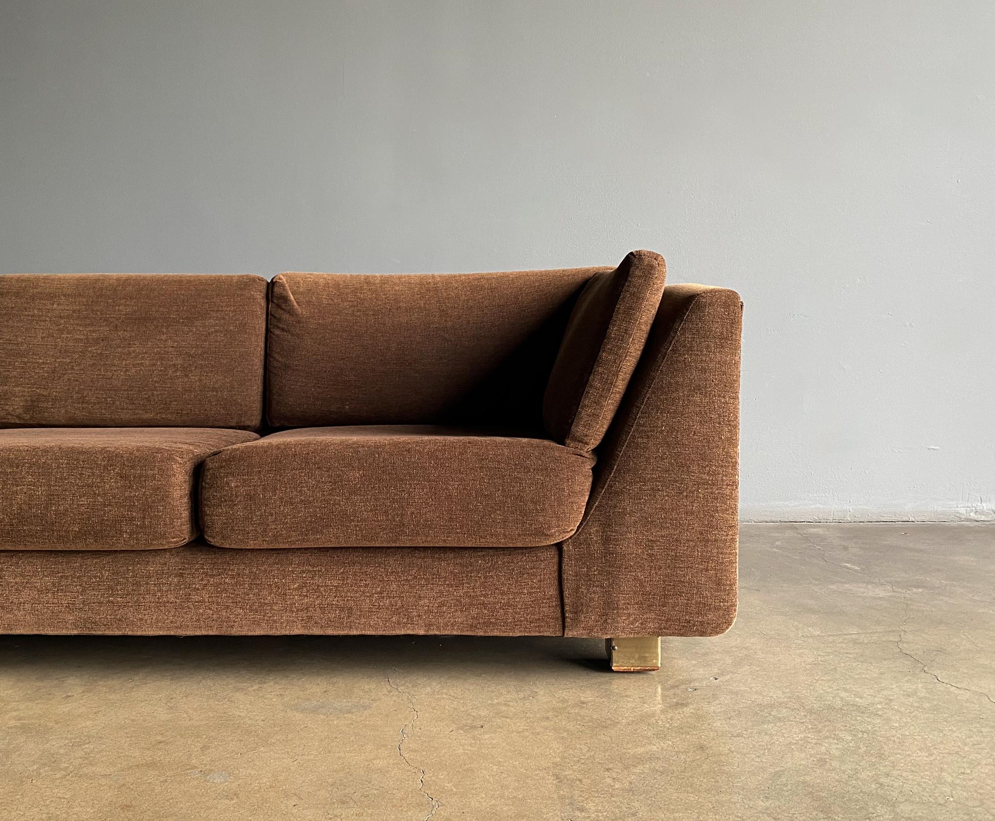 Mid-Century Modern Milo Baughman Sectional Sofa for Thayer Coggin, 1970's