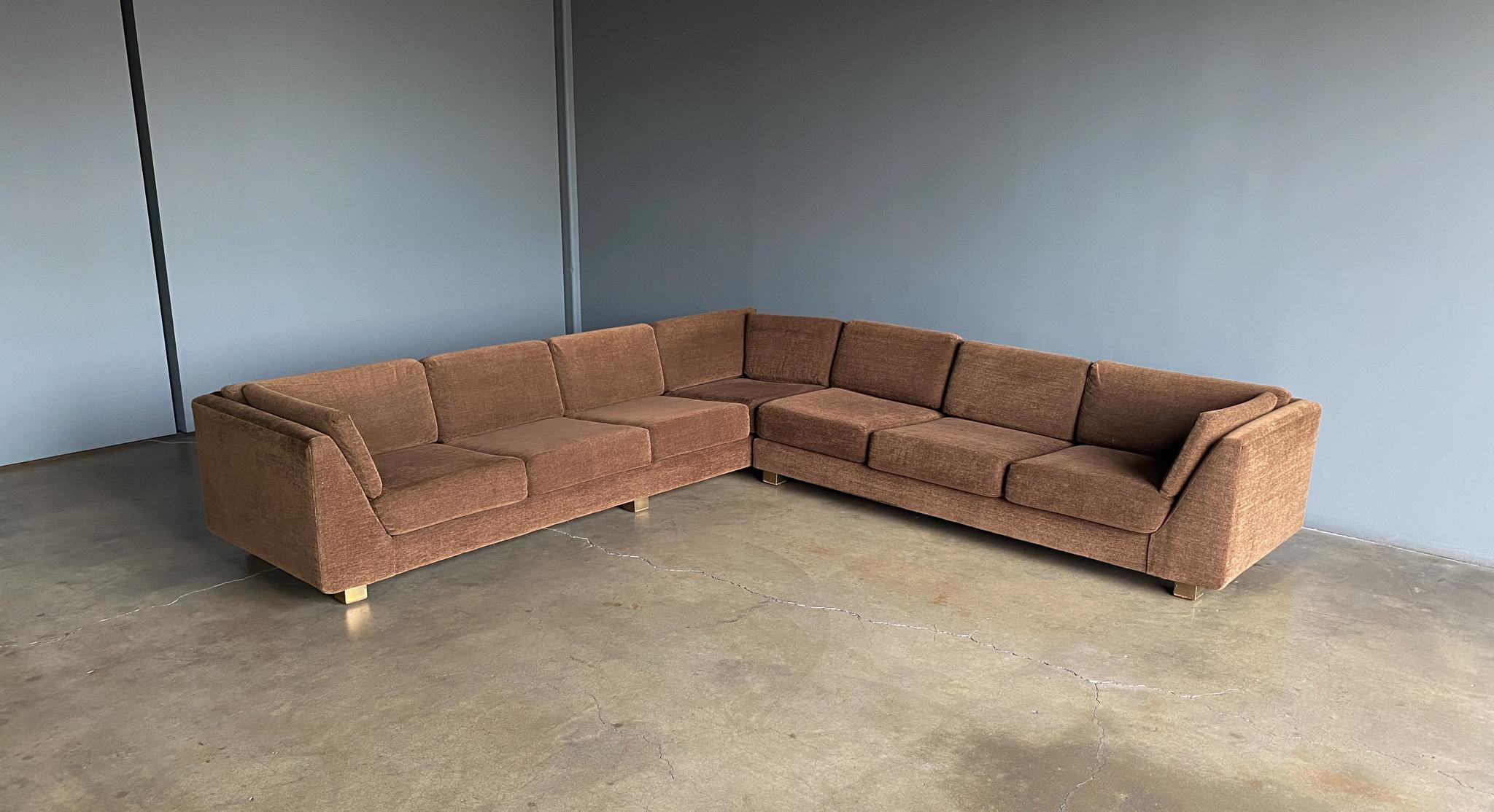 20th Century Milo Baughman Sectional Sofa for Thayer Coggin, 1970's