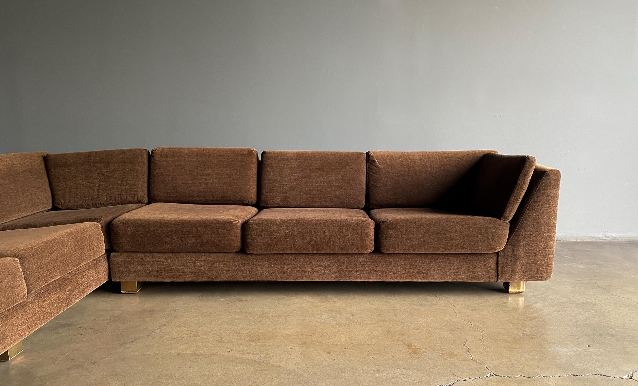 Milo Baughman Sectional Sofa for Thayer Coggin, 1970's 1