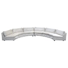 Milo Baughman Semi-Circular Sofa by Thayer Coggin
