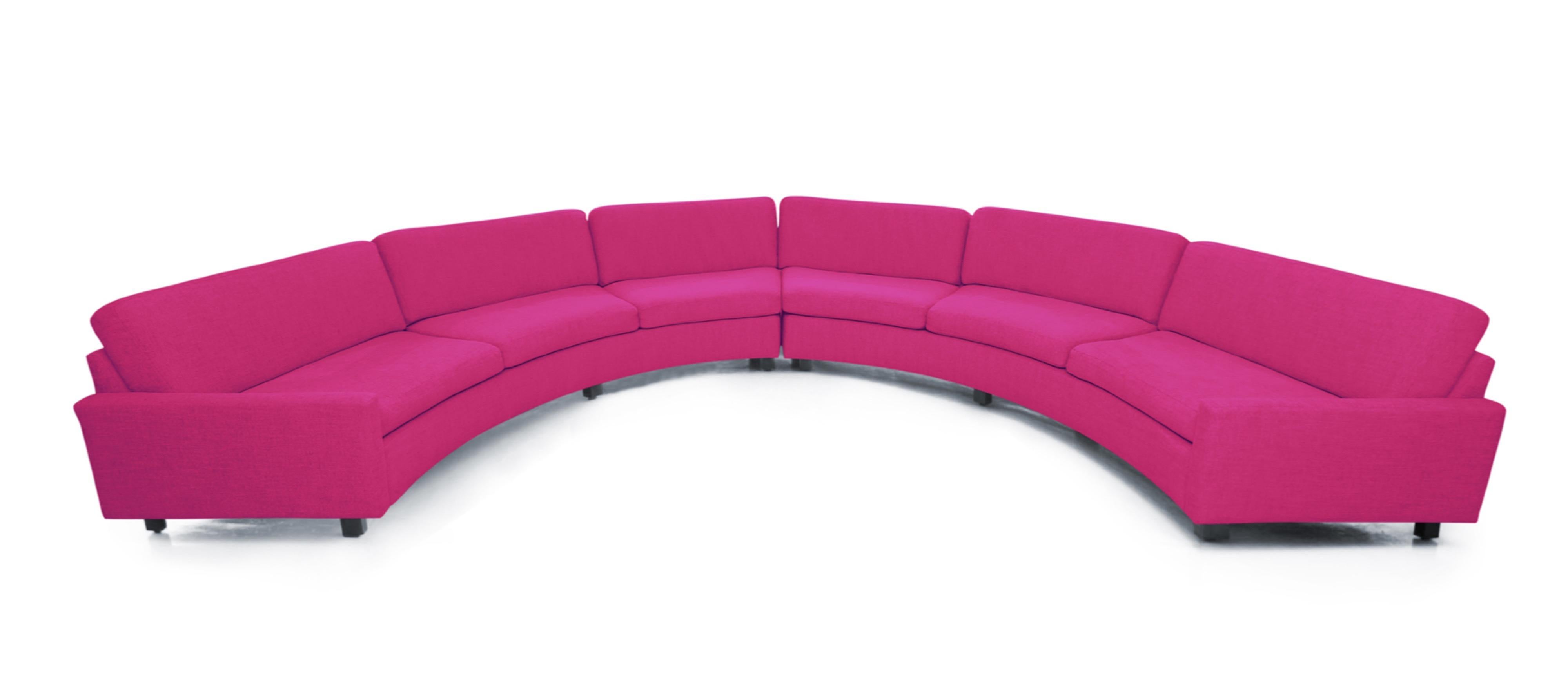 Milo Baughman Semi-Circular Sectional Sofa for Thayer Coggin 1
