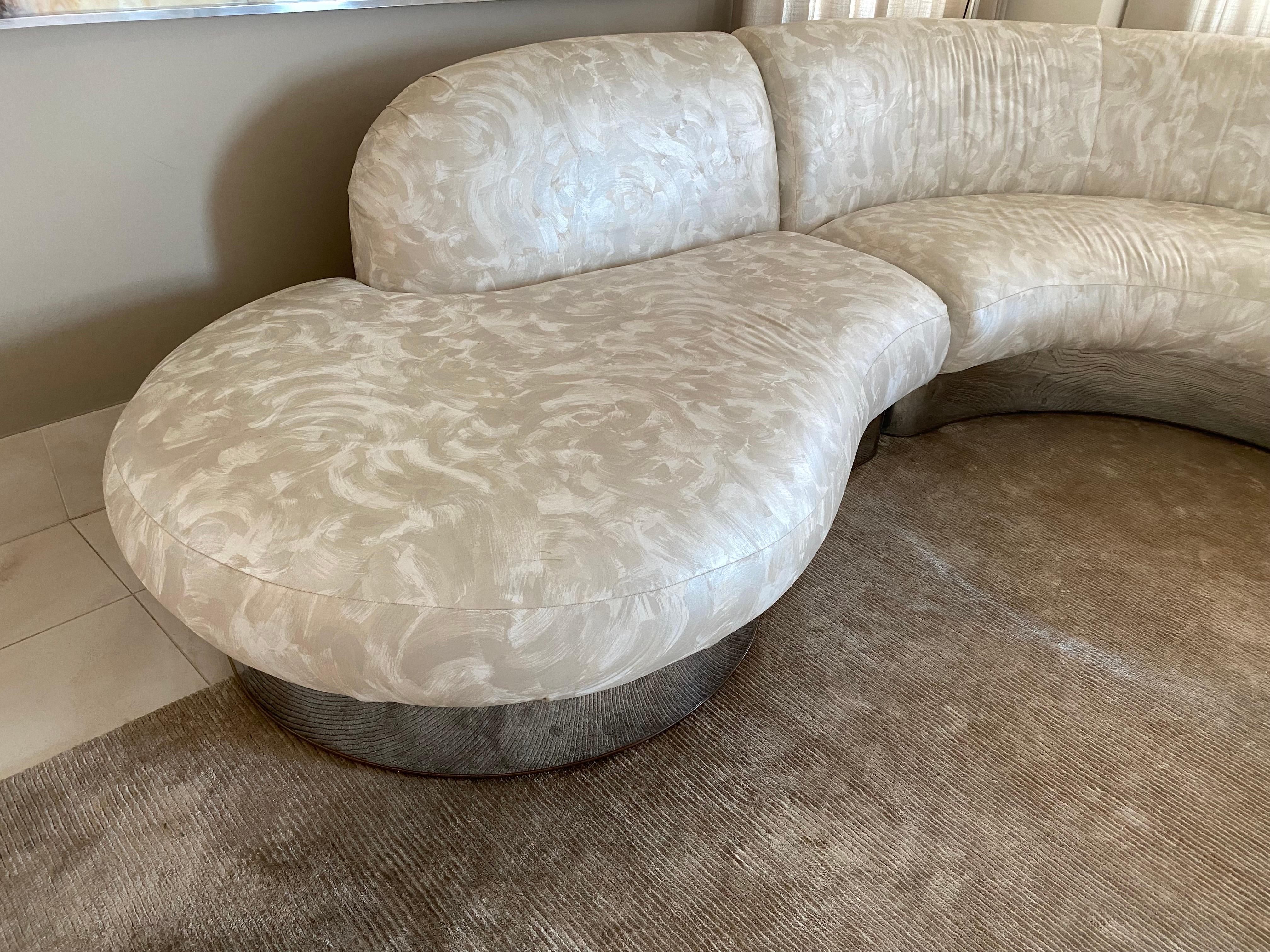 Milo Baughman Serpintine Sectional Sofa for Thayer Coggin 5