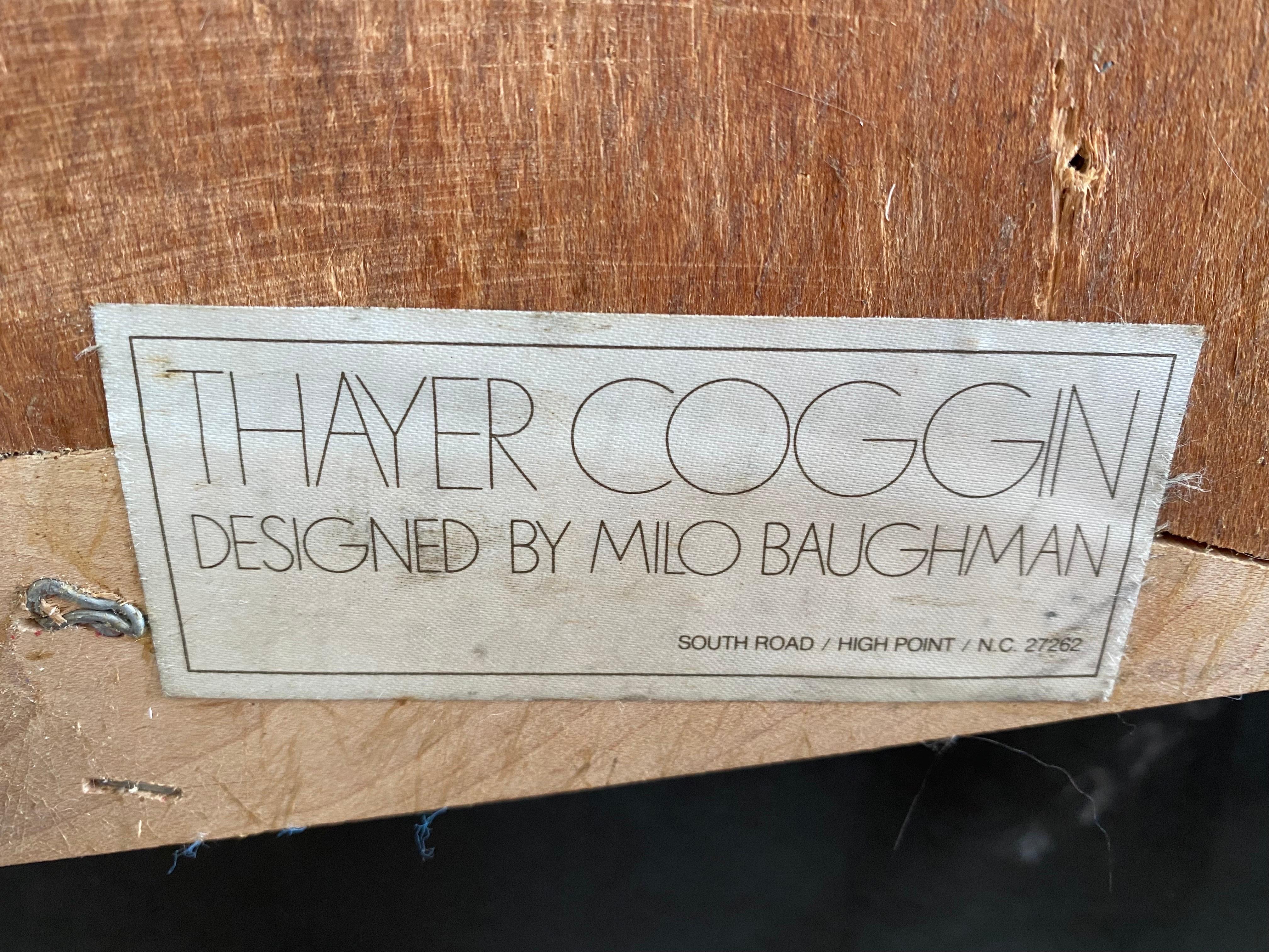 Milo Baughman Serpintine-Sofa mit Untergestell für Thayer Coggin 9