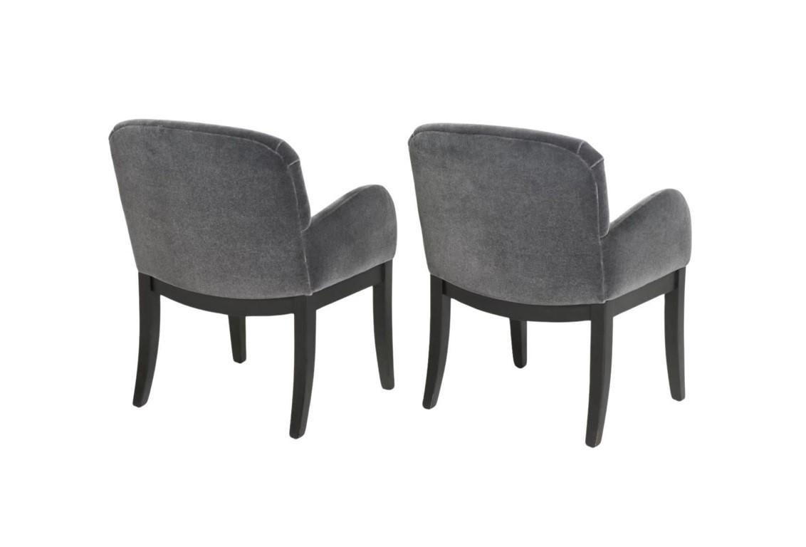 Late 20th Century Milo Baughman Set of 8 Dining Chairs, c. 1986 For Sale