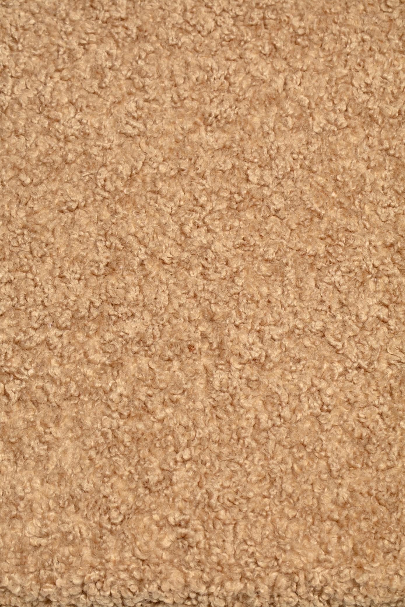Milo Baughman Juego de 8 Sillas de Comedor Parsons en Bouclé Latte by Thayer Coggin en venta 11
