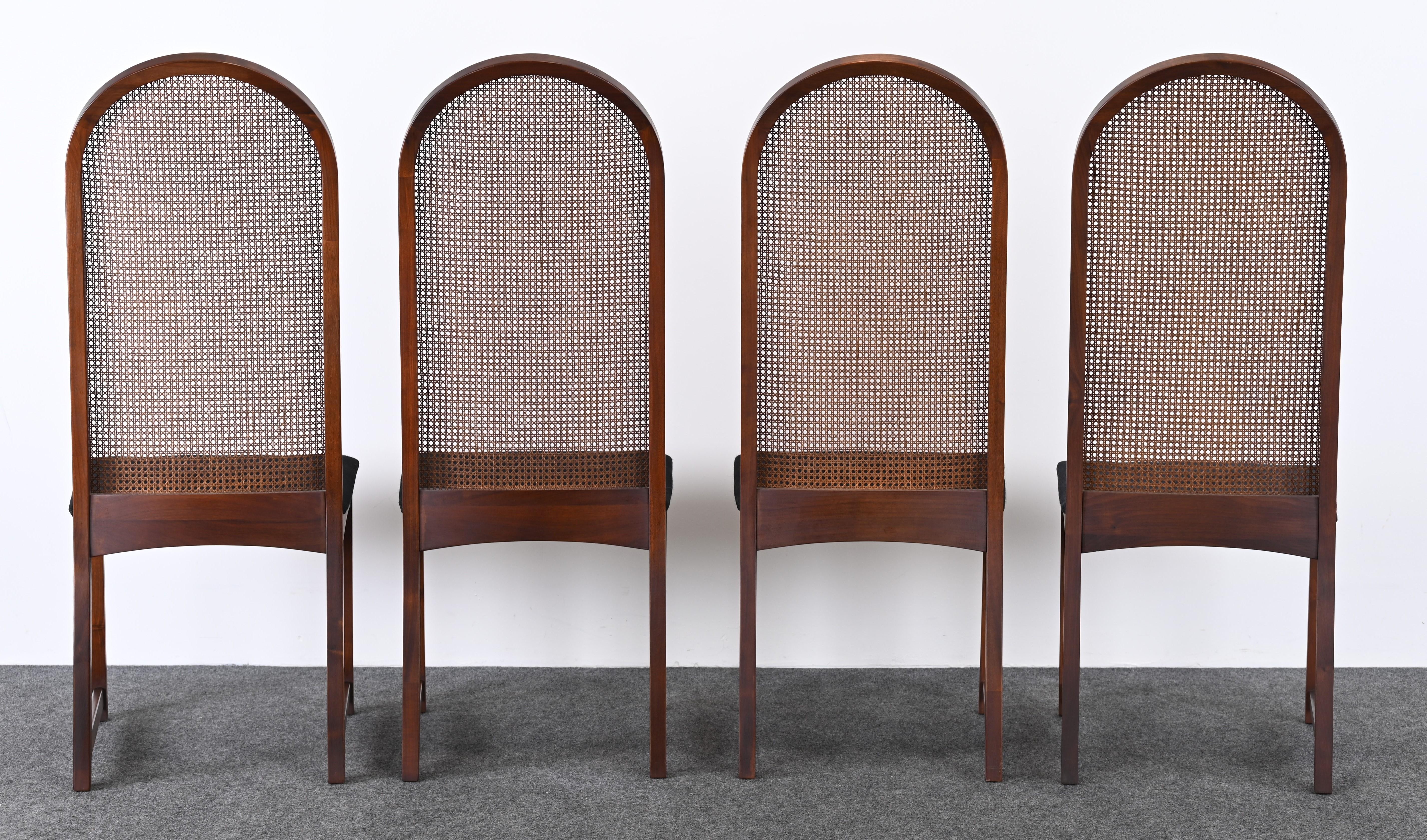 Milo Baughman Set of Eight Dining Chairs for Directional, 1960s 10