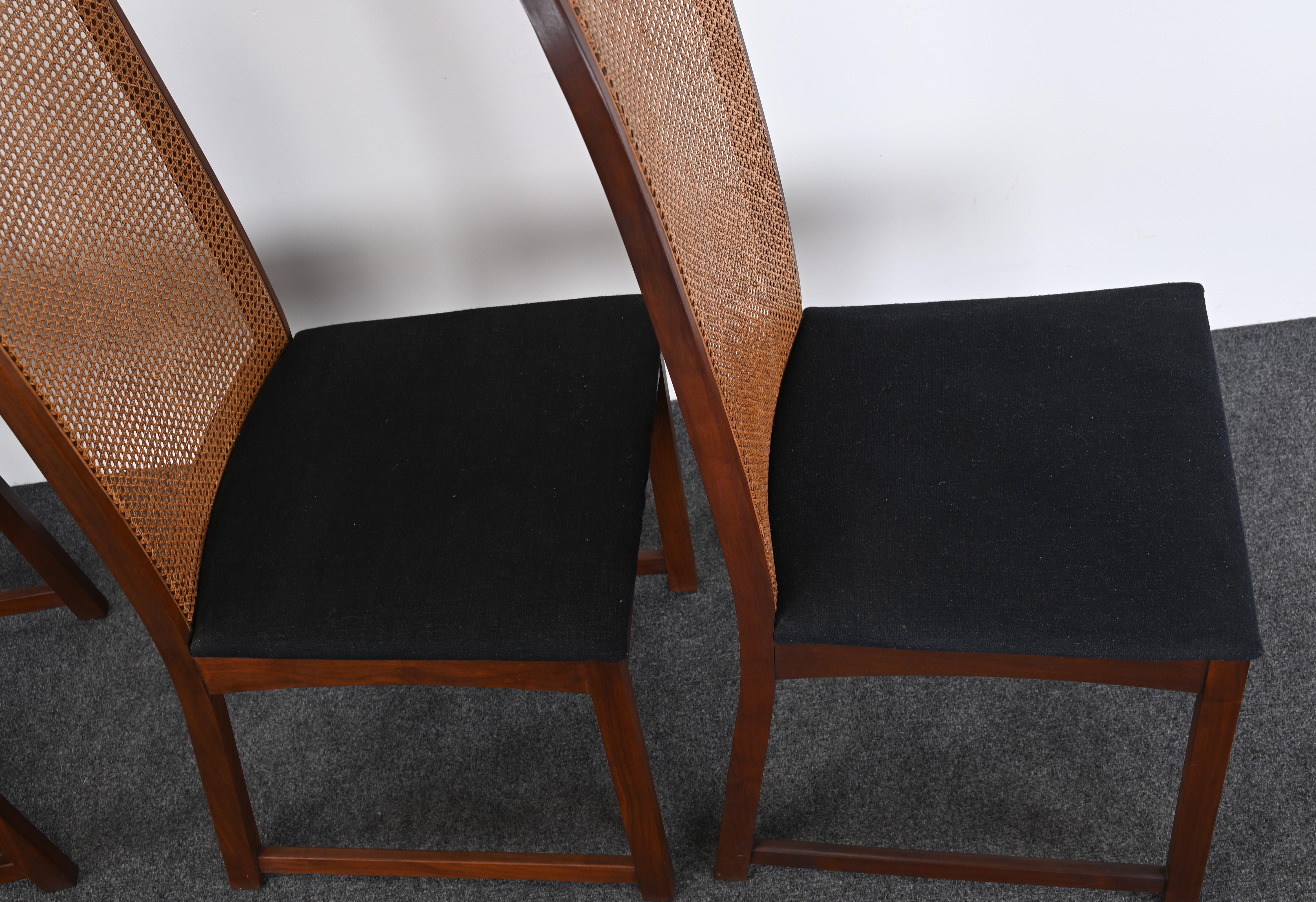 Milo Baughman Set of Eight Dining Chairs for Directional, 1960s 12