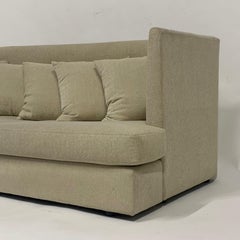 Stunning Milo Baughman Shelter Sofa w Down Pillows- Very Comfortable