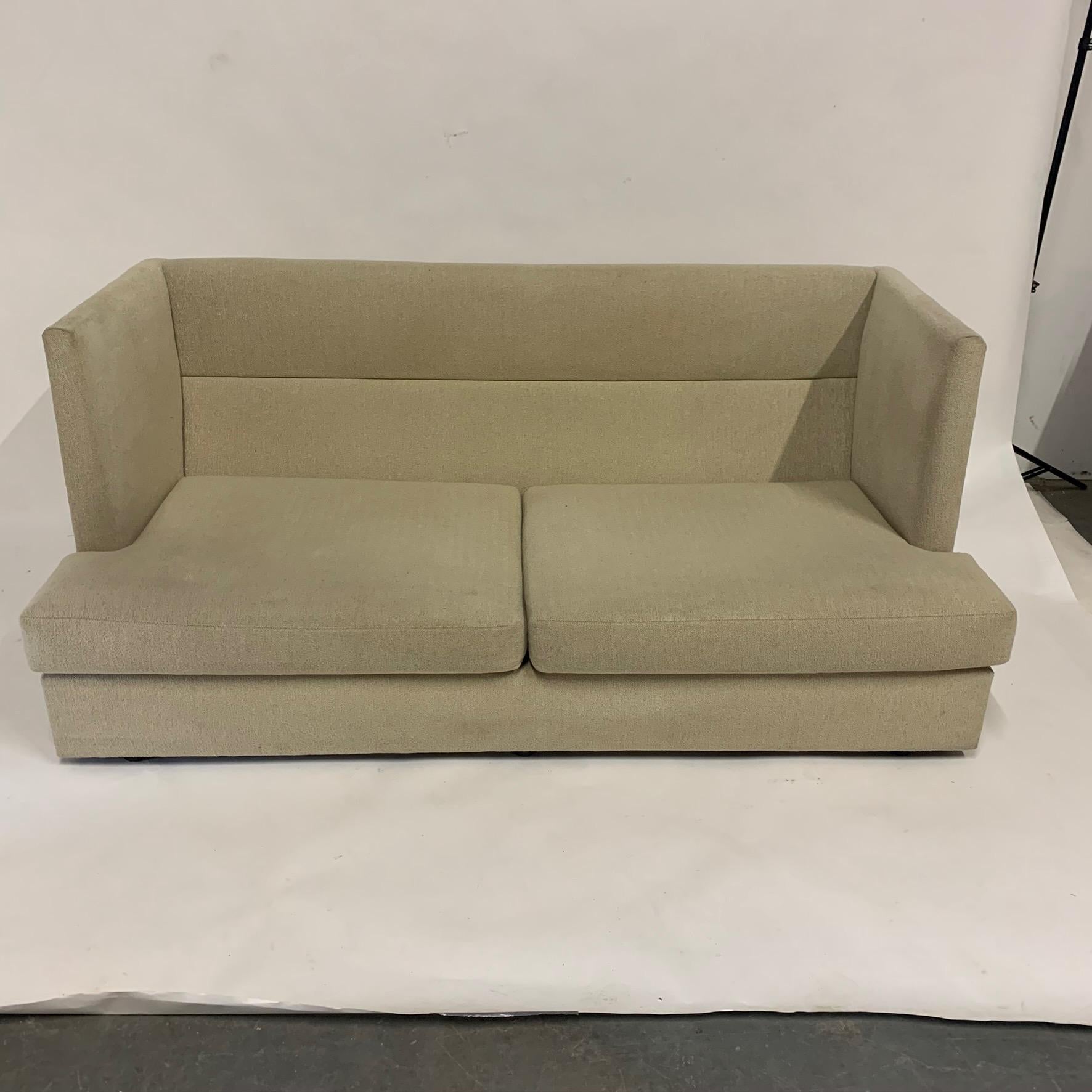 Upholstery Stunning Milo Baughman Shelter Sofa w Down Pillows- Very Comfortable
