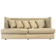 Stunning Milo Baughman Shelter Sofa w Down Pillows- Very Comfortable