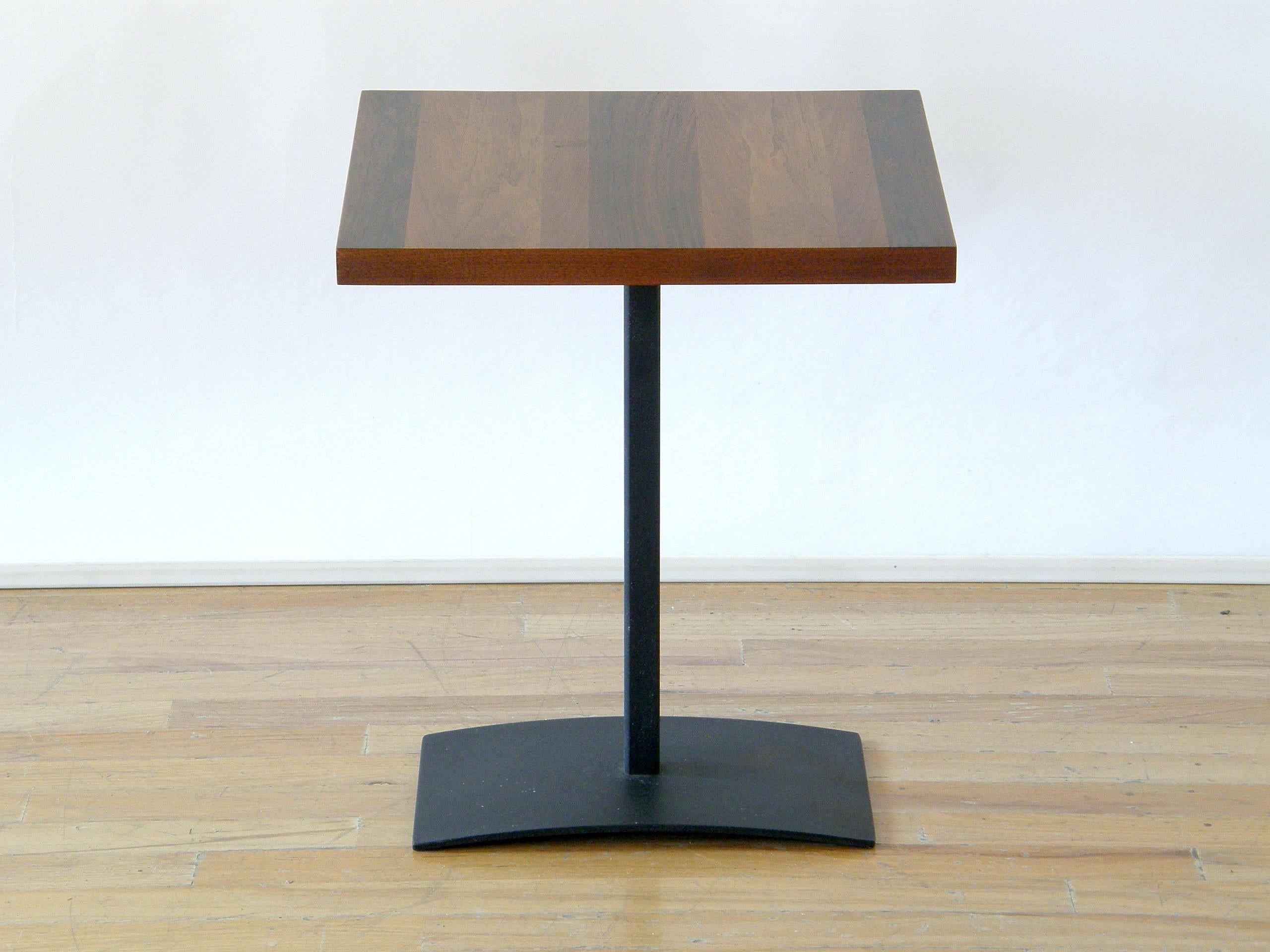 Mid-Century Modern Milo Baughman Side Table for Directional with Arched Base and Ombré Veneer Top