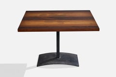 Milo Baughman, Side Table, Wood, Metal, USA, 1960s
