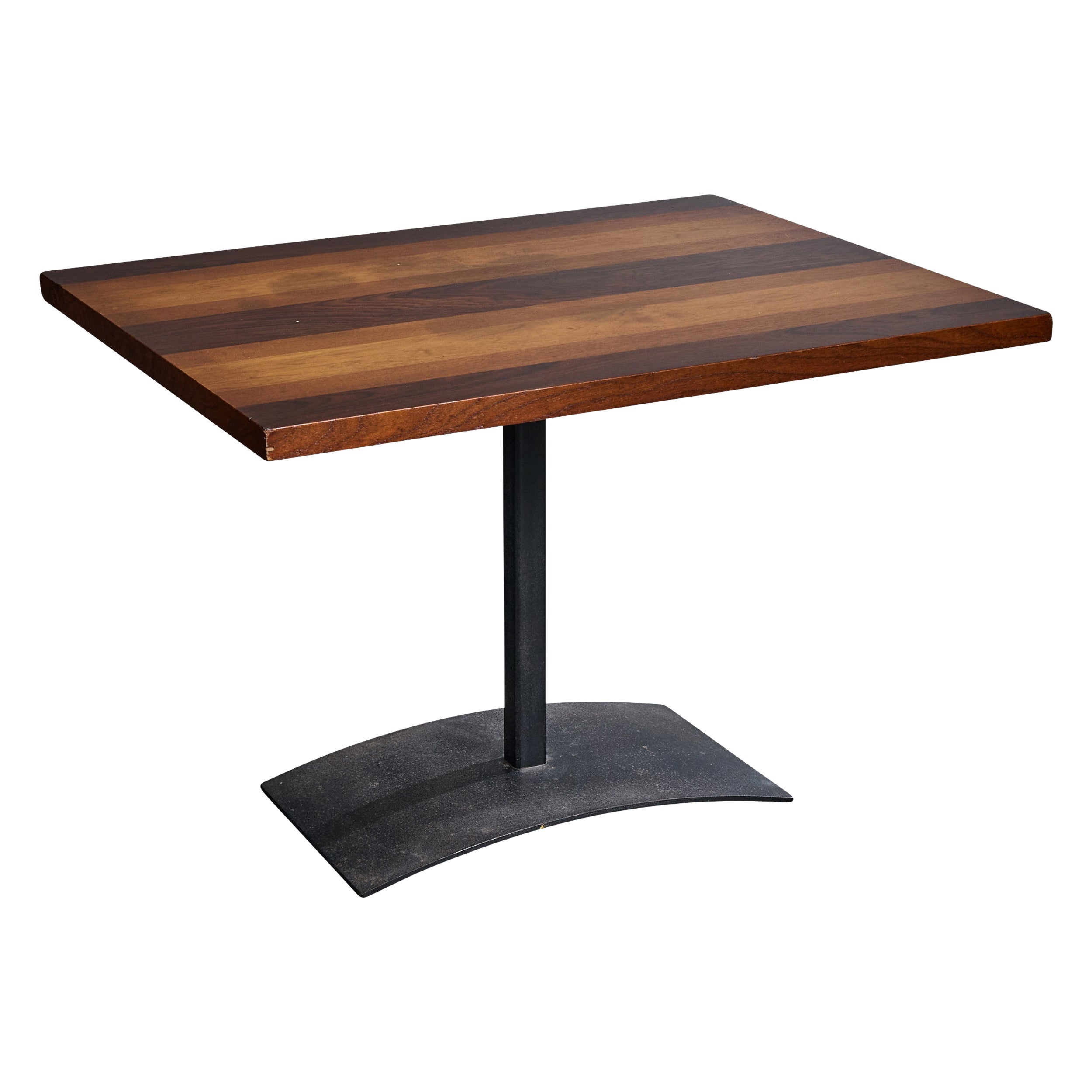 Milo Baughman, table d'appoint, bois, métal, États-Unis, années 1960 en vente