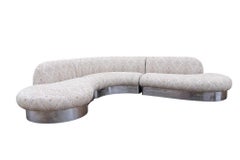 Milo Baughman "Sit Tight" Serpentine Sectional Sofa