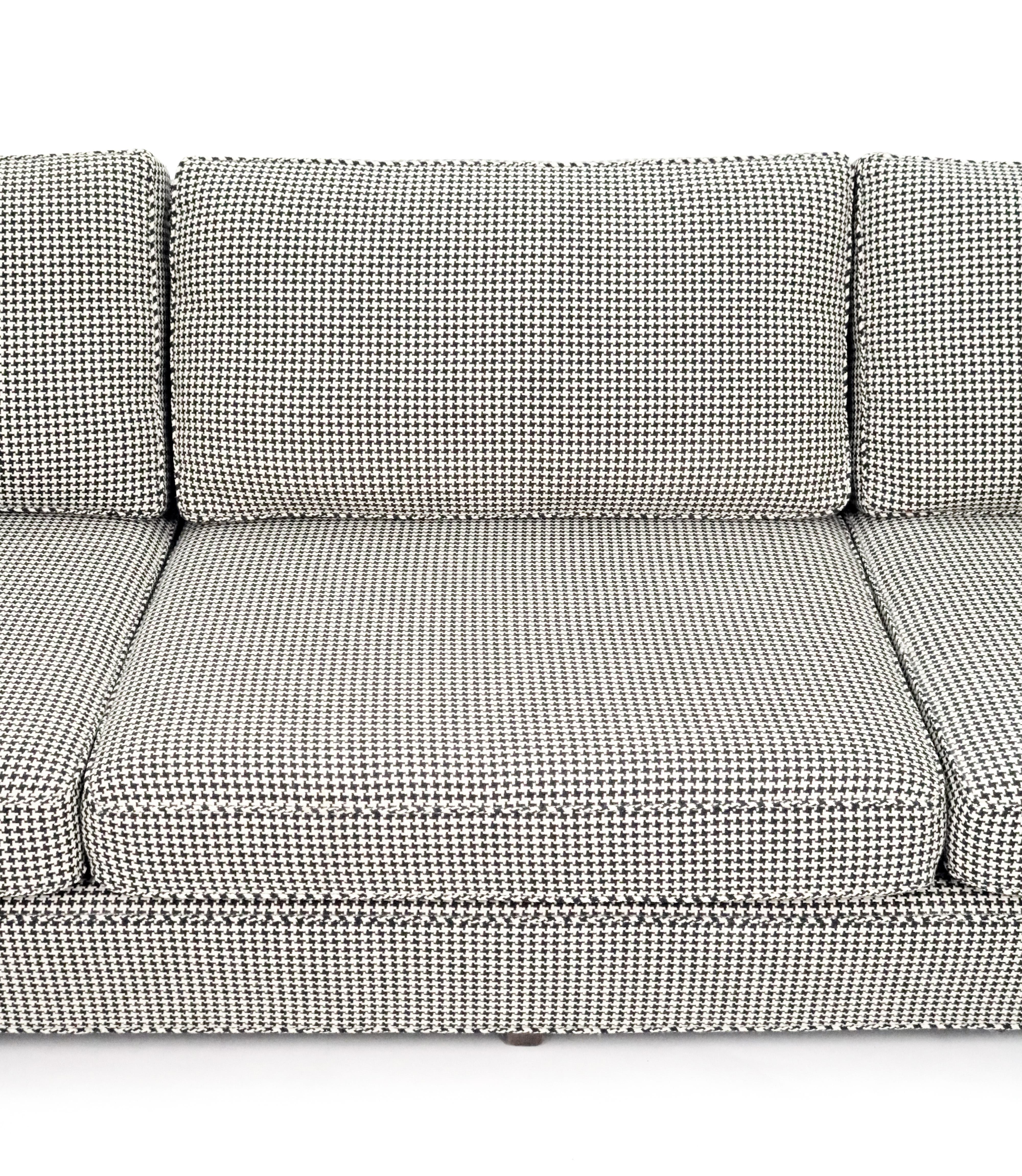 Milo Baughman Houndstooth Sofa for Thayer Coggin 2