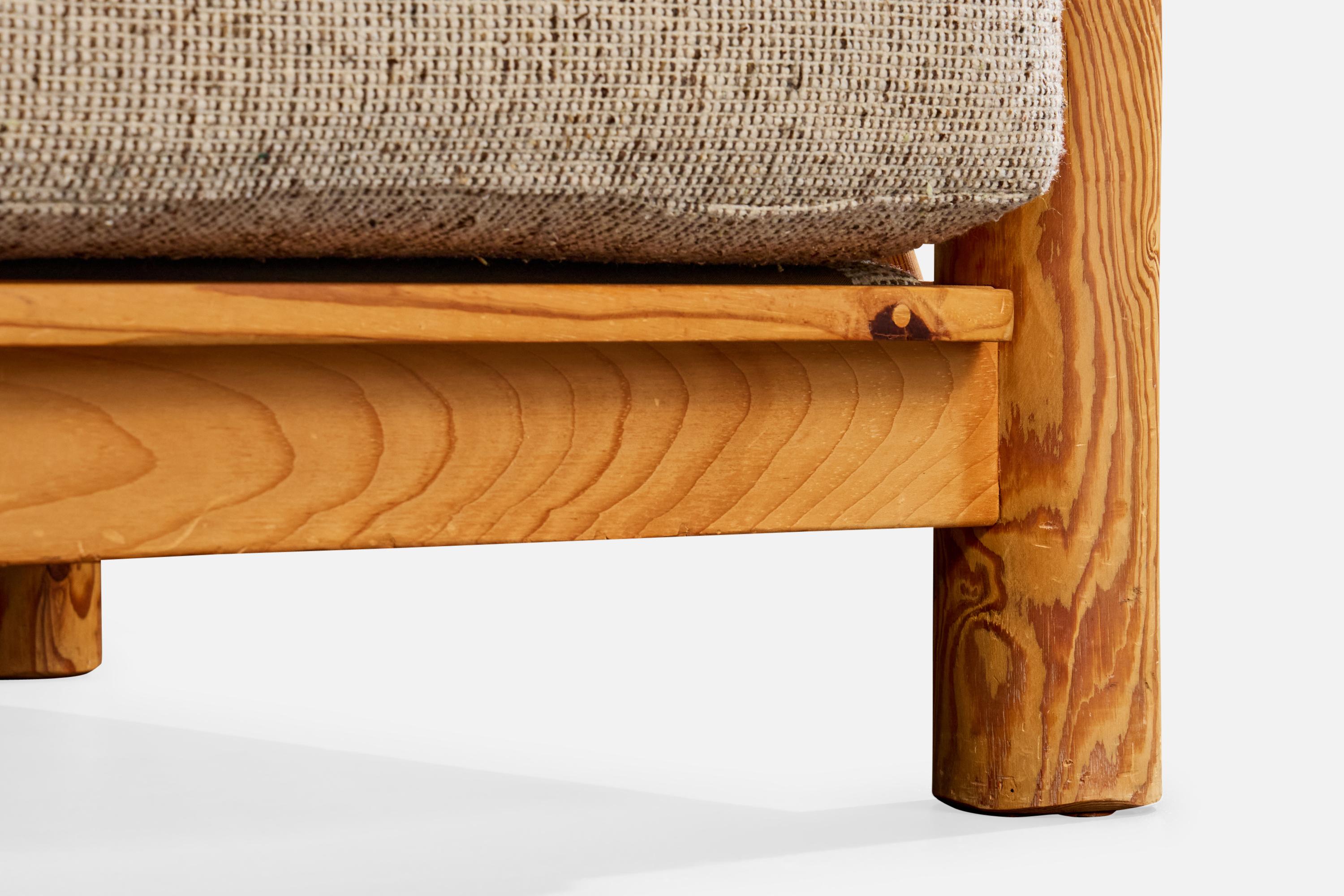 Milo Baughman, Sofa, Pine, Fabric, USA, 1970s For Sale 8