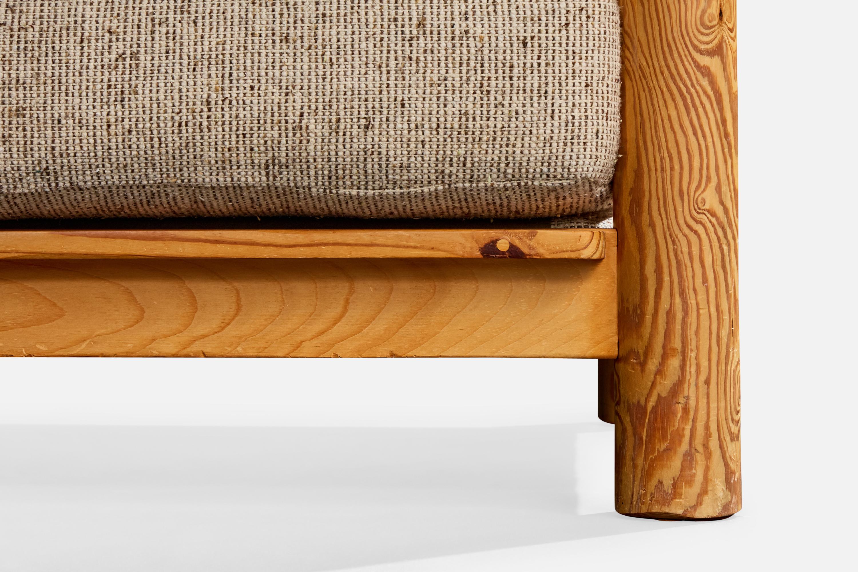 Milo Baughman, Sofa, Pine, Fabric, USA, 1970s For Sale 9