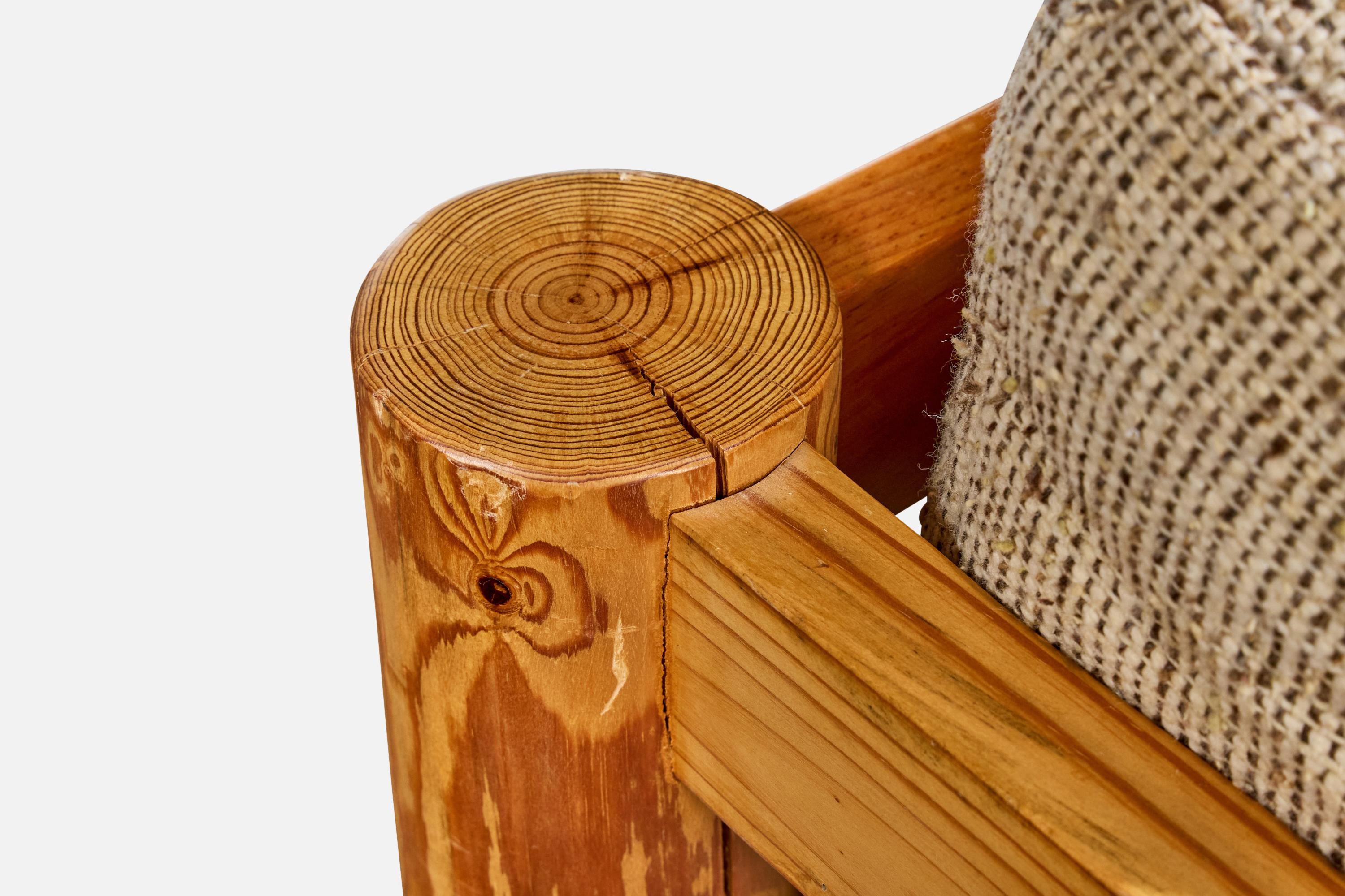 Milo Baughman, Sofa, Pine, Fabric, USA, 1970s For Sale 10