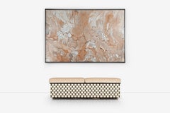 Panca portaoggetti di Milo Baughman