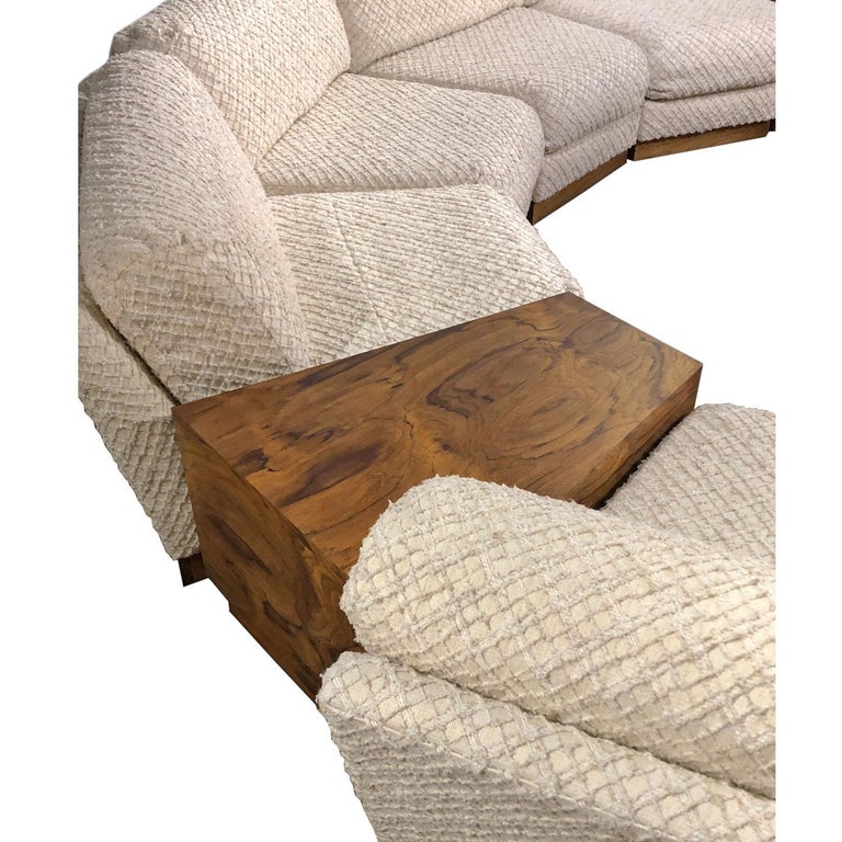 Windsor Sectional Sofa Couch and End Tables Set, Milo Baughman Style 11Piece at 1stDibs