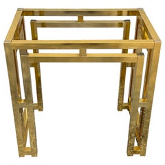 Milo Baughman Style Brass Table Base