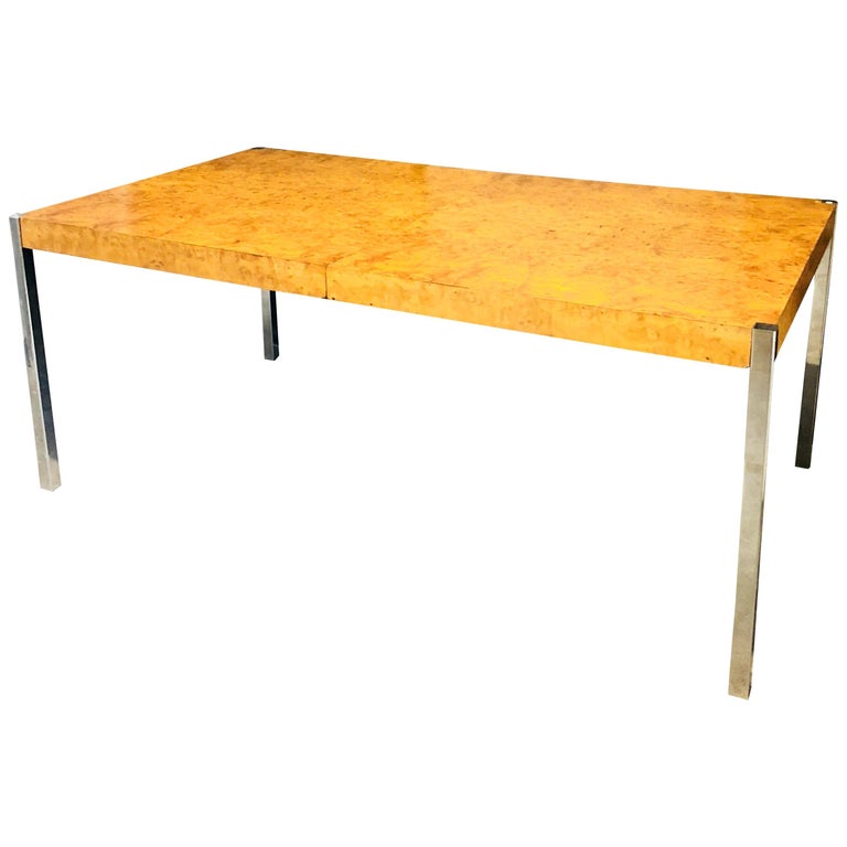 Burl Wood Dining Tables 134 For Sale On 1stdibs