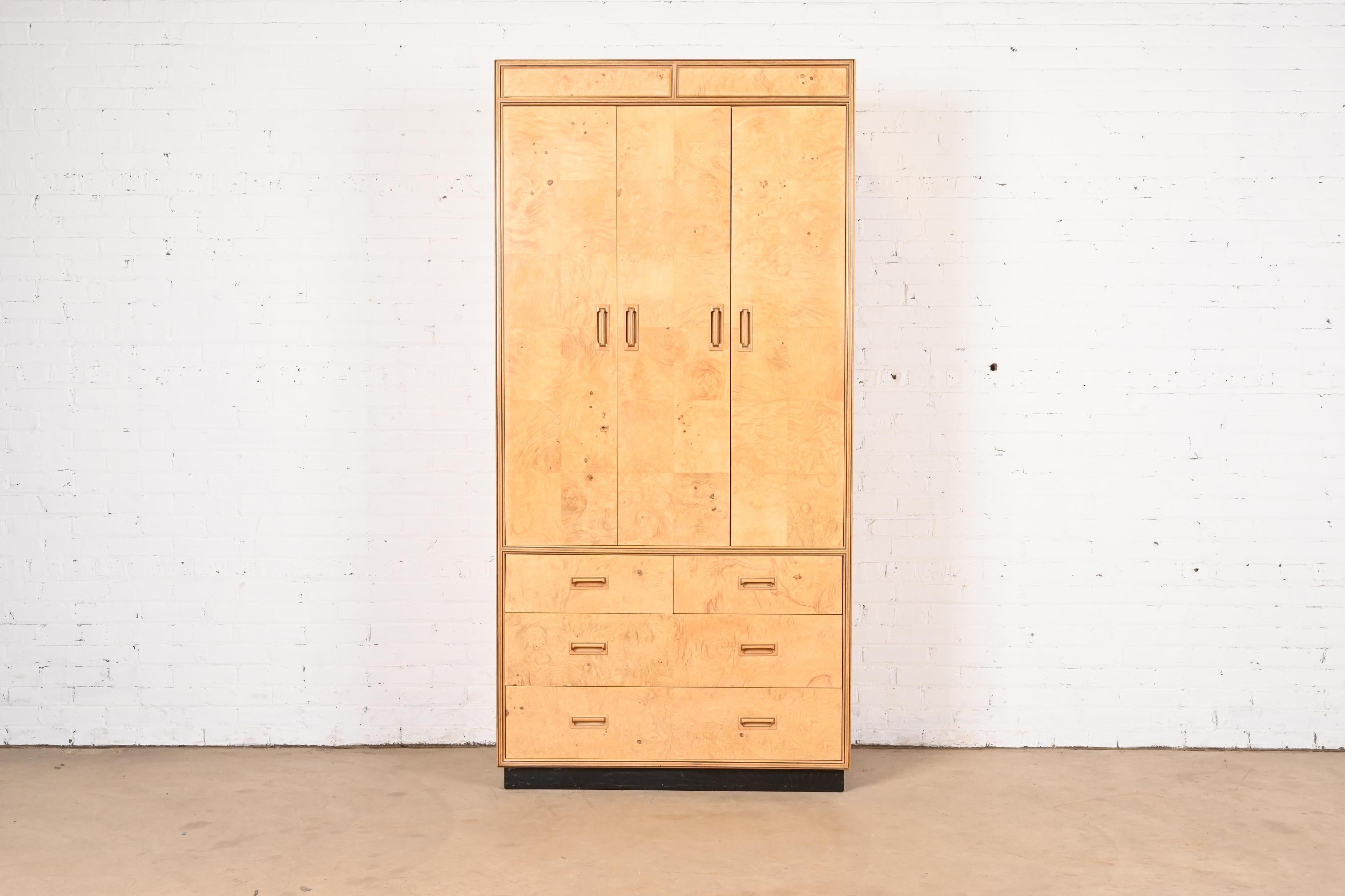 A gorgeous Milo Baughman style Mid-Century Modern armoire dresser, gentleman's chest, or media cabinet

By Henredon, 